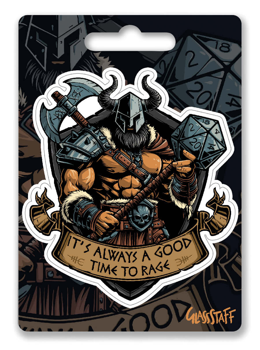 Time to Rage Sticker