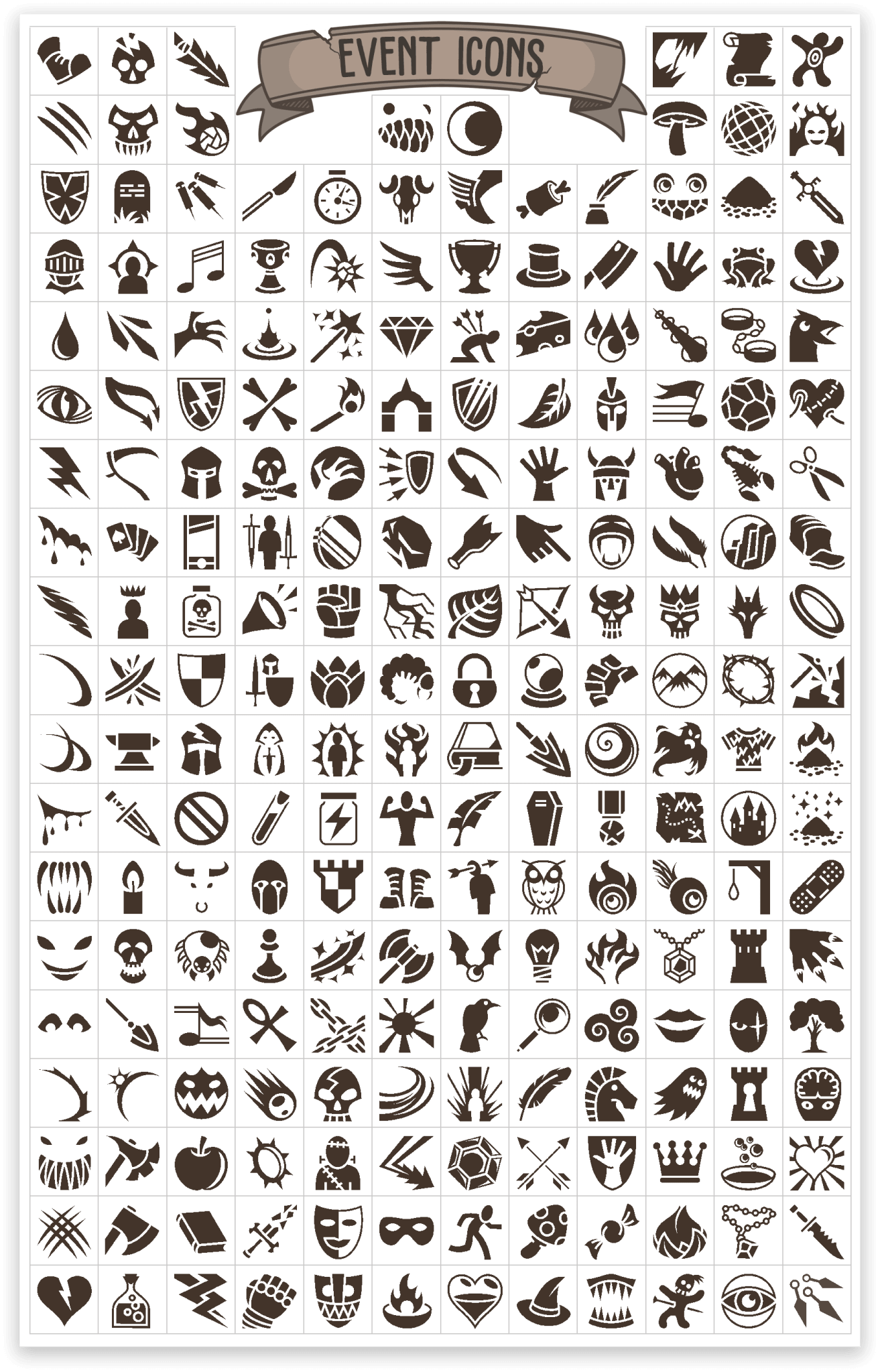 TTRPG Notebook Ministickers - Special Stickers - GlassStaff