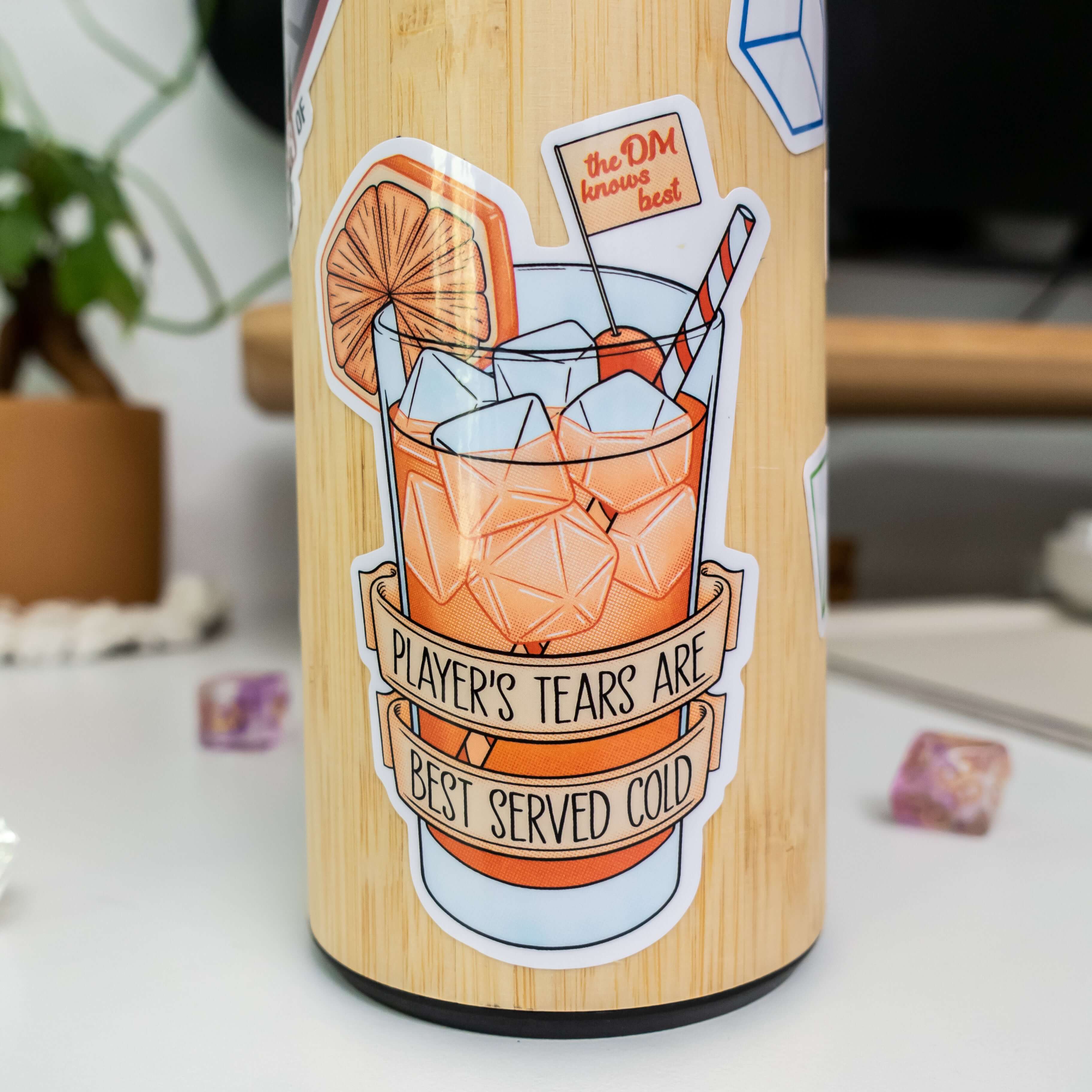 Player's Tears Sticker - D&D / TTRPG Sticker - Glassstaff