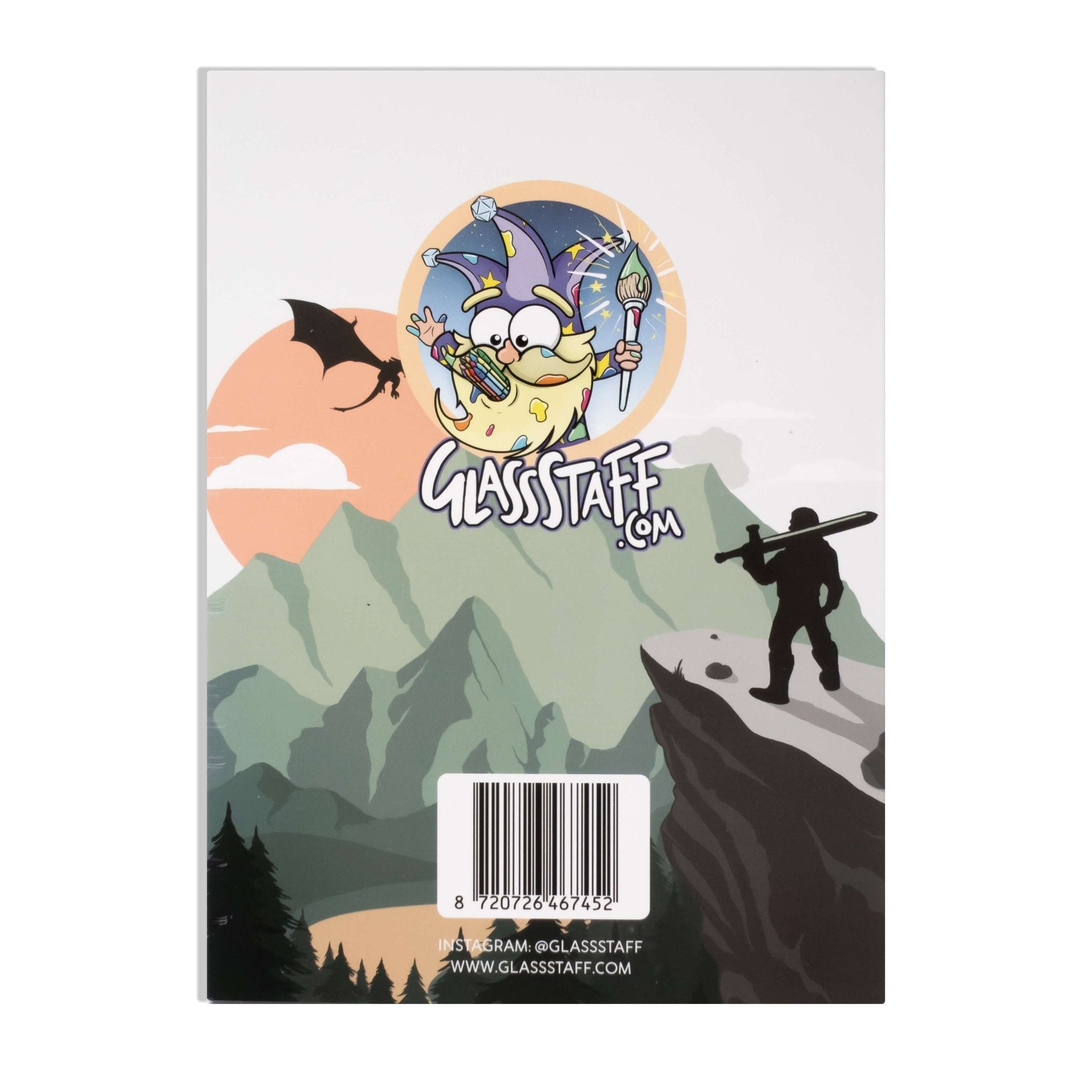 A D20 Scene Greeting Card - Greeting Card - GlassStaff