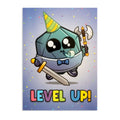 Leveled Up Greeting Card - Greeting Card - GlassStaff
