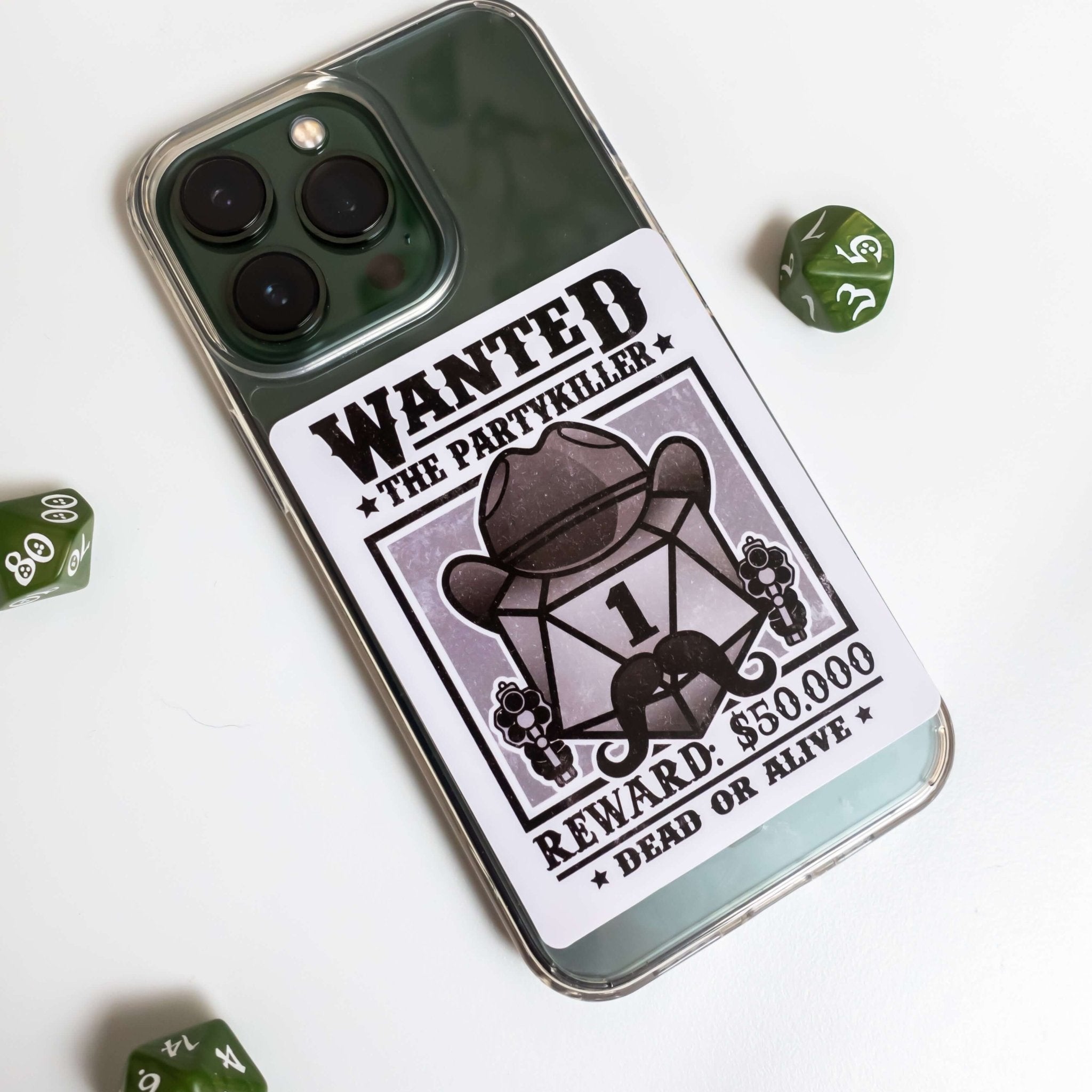Wanted Partykiller Sticker - Sticker - GlassStaff