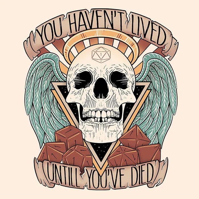A Character's Death, illustrazione a tema GdR