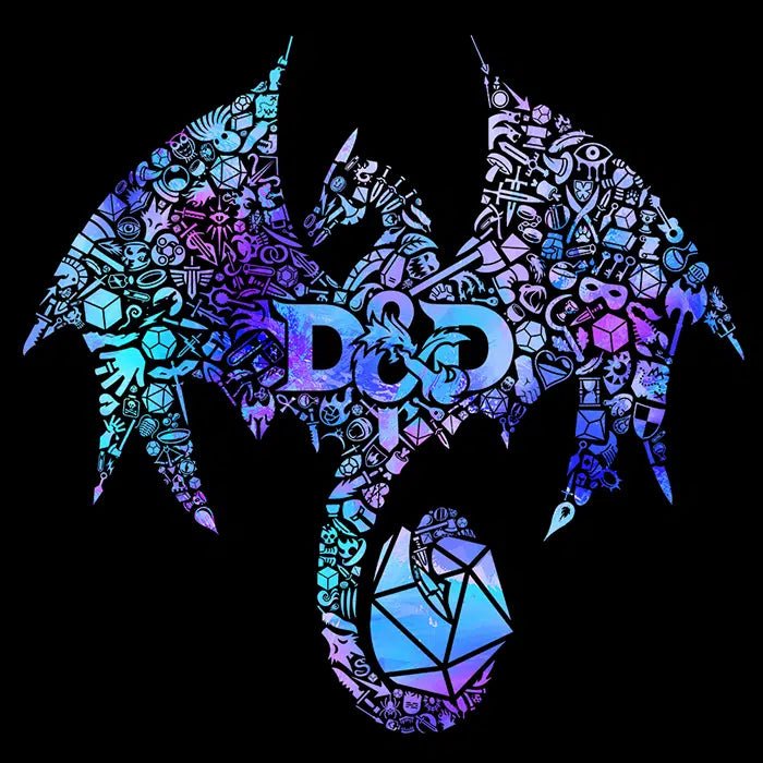 Colorful Mosaic dragon - GlassStaff