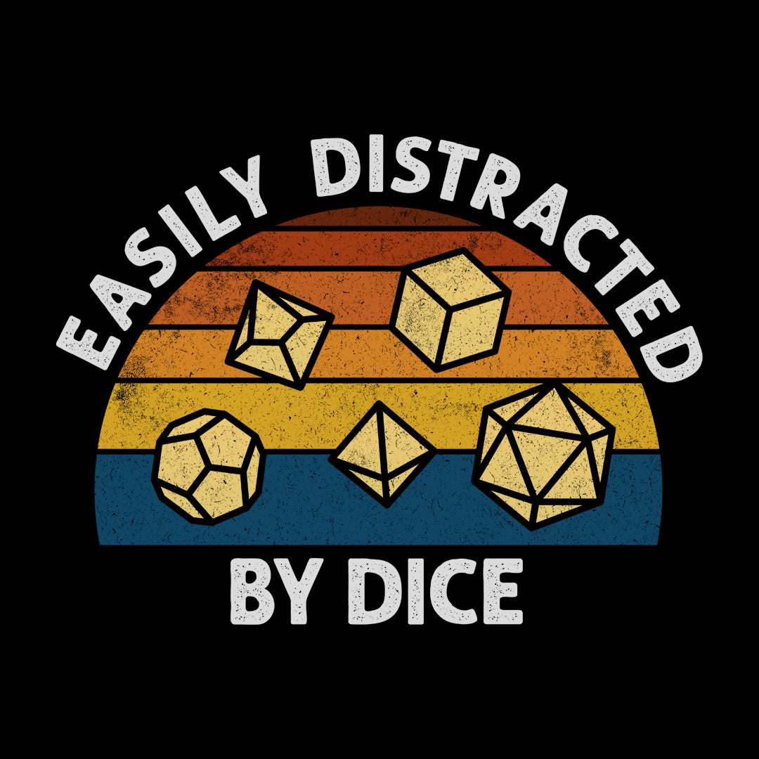 For those who love shiny dice!  - Minimalistic, Funny, Dice, Colorful