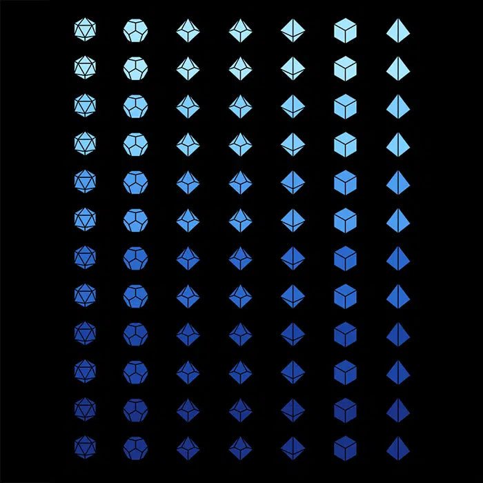 Faded Dice - GlassStaff