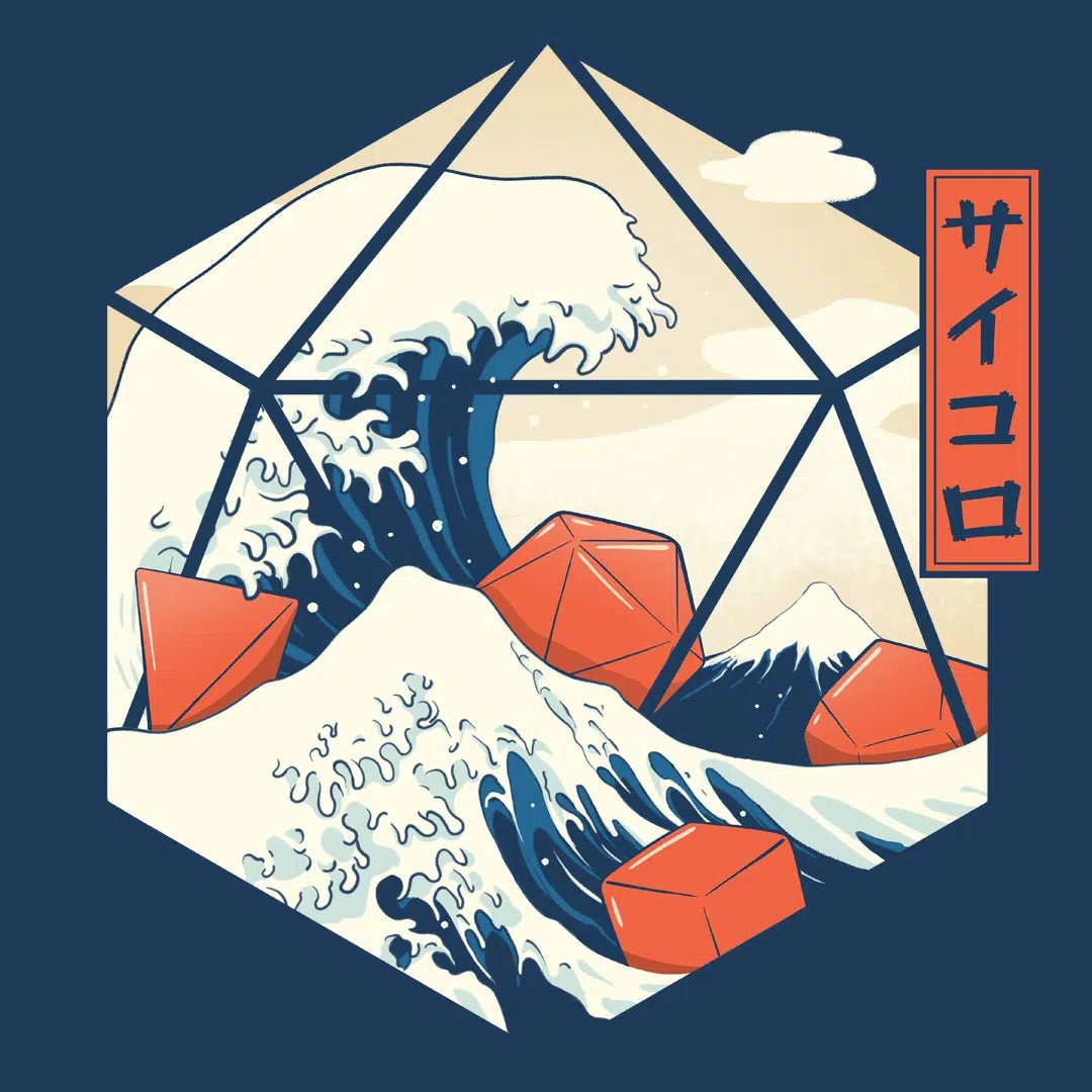 Great Wave of Dice - GlassStaff