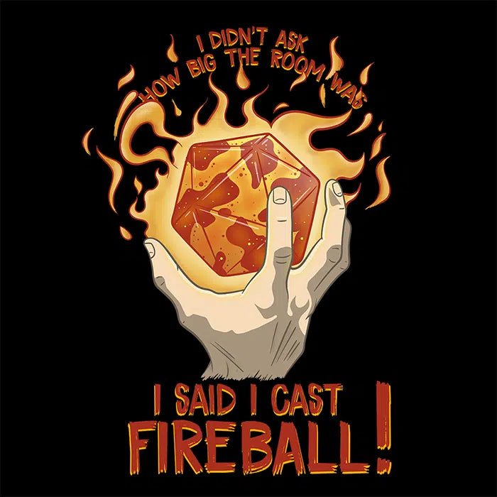 I Cast Fireball! (d20) - GlassStaff