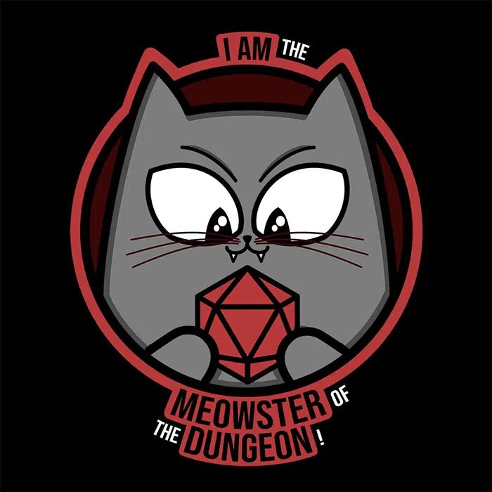 Meowster of the Dungeon, illustrazione a tema GdR