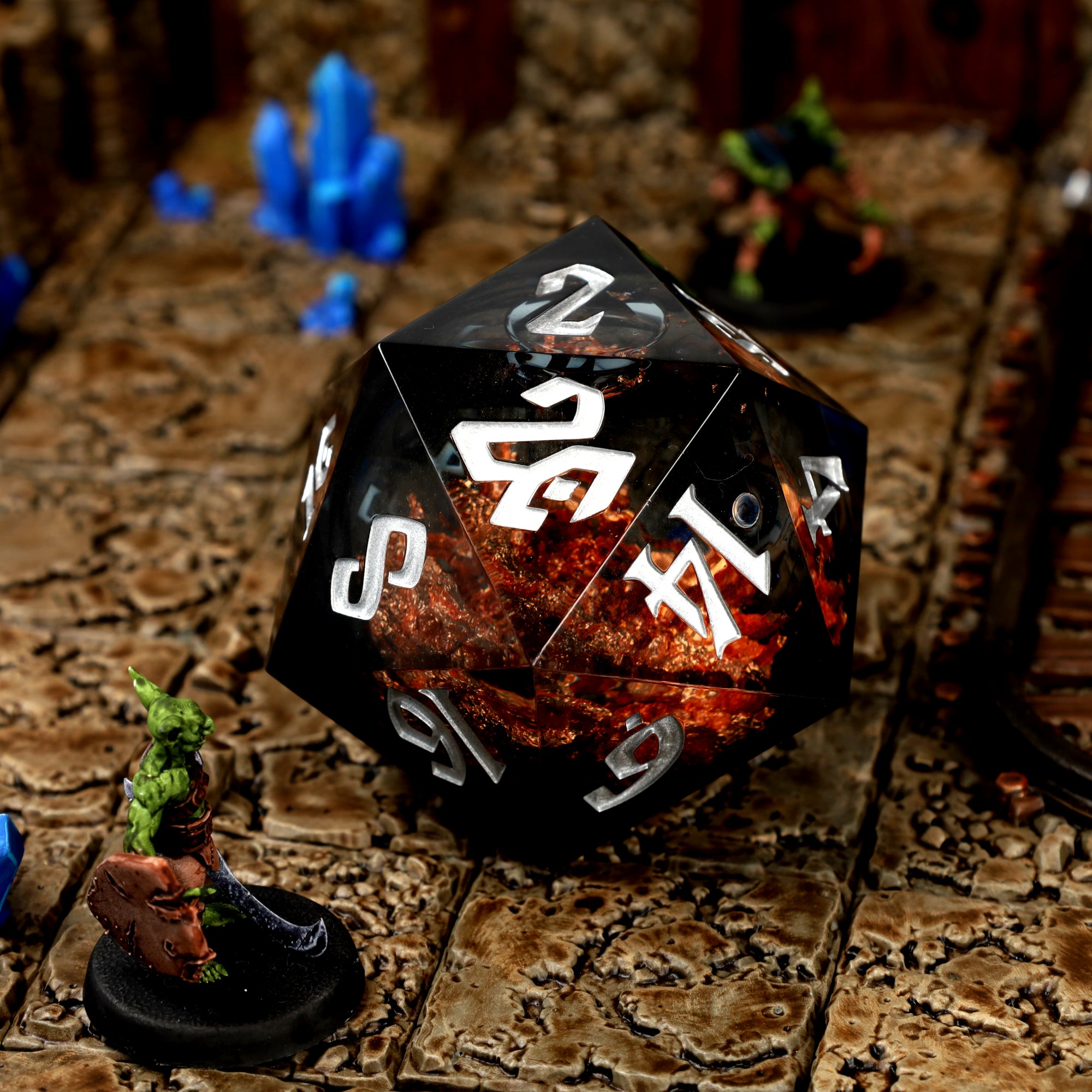 King Midas 50mm Liquid Core D20 in scene