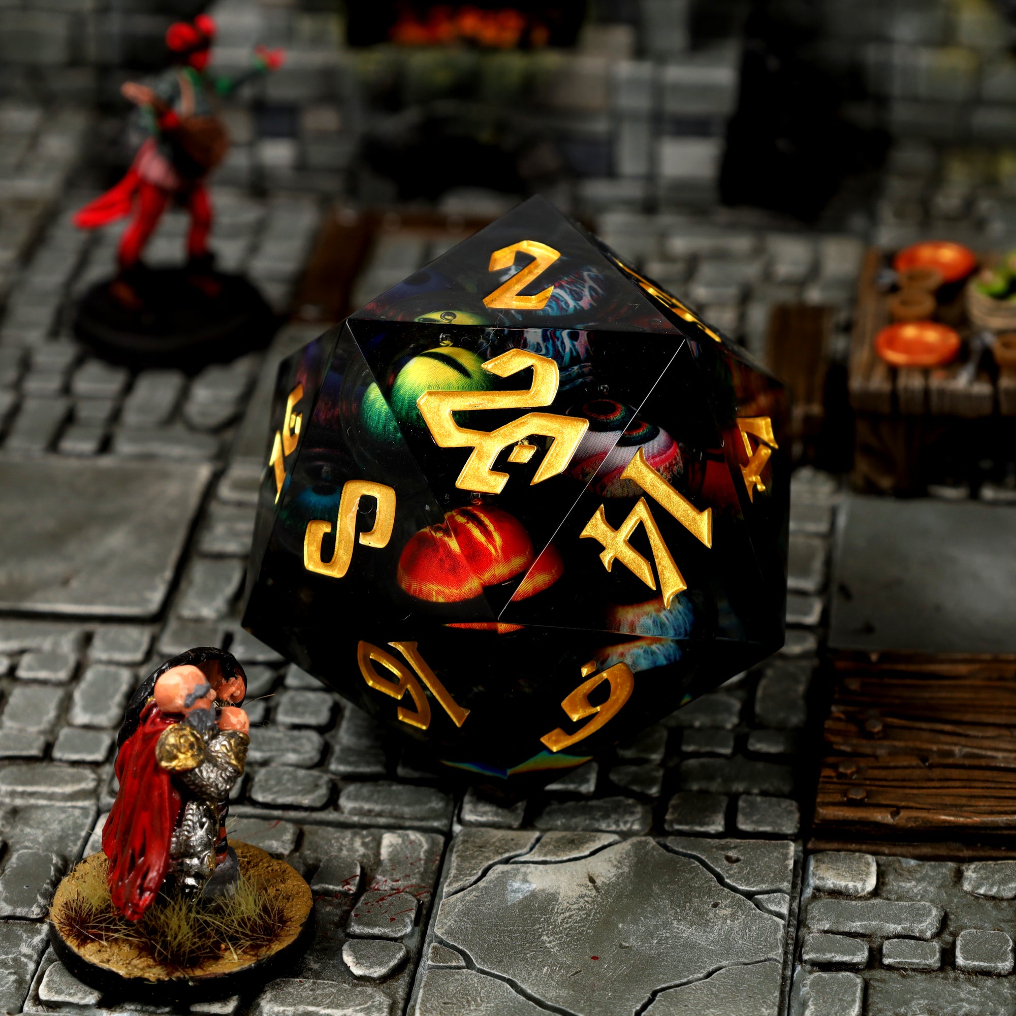 Beholden 50mm Liquid Core D20 in scene