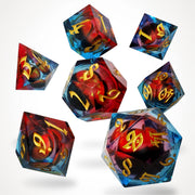Chromatic Dragon's Gaze Floating Eye RPG Dice Set