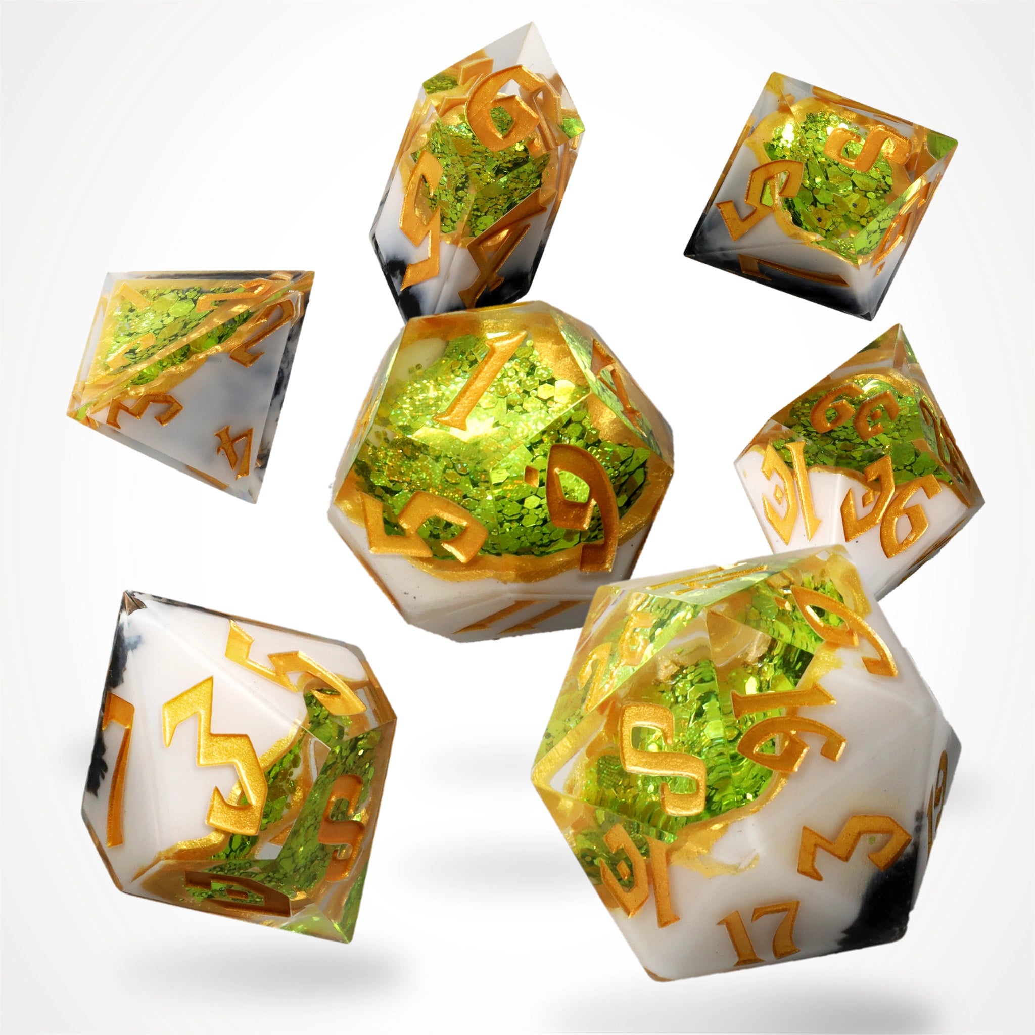 Gem of the Wilds Geode RPG Dice Set