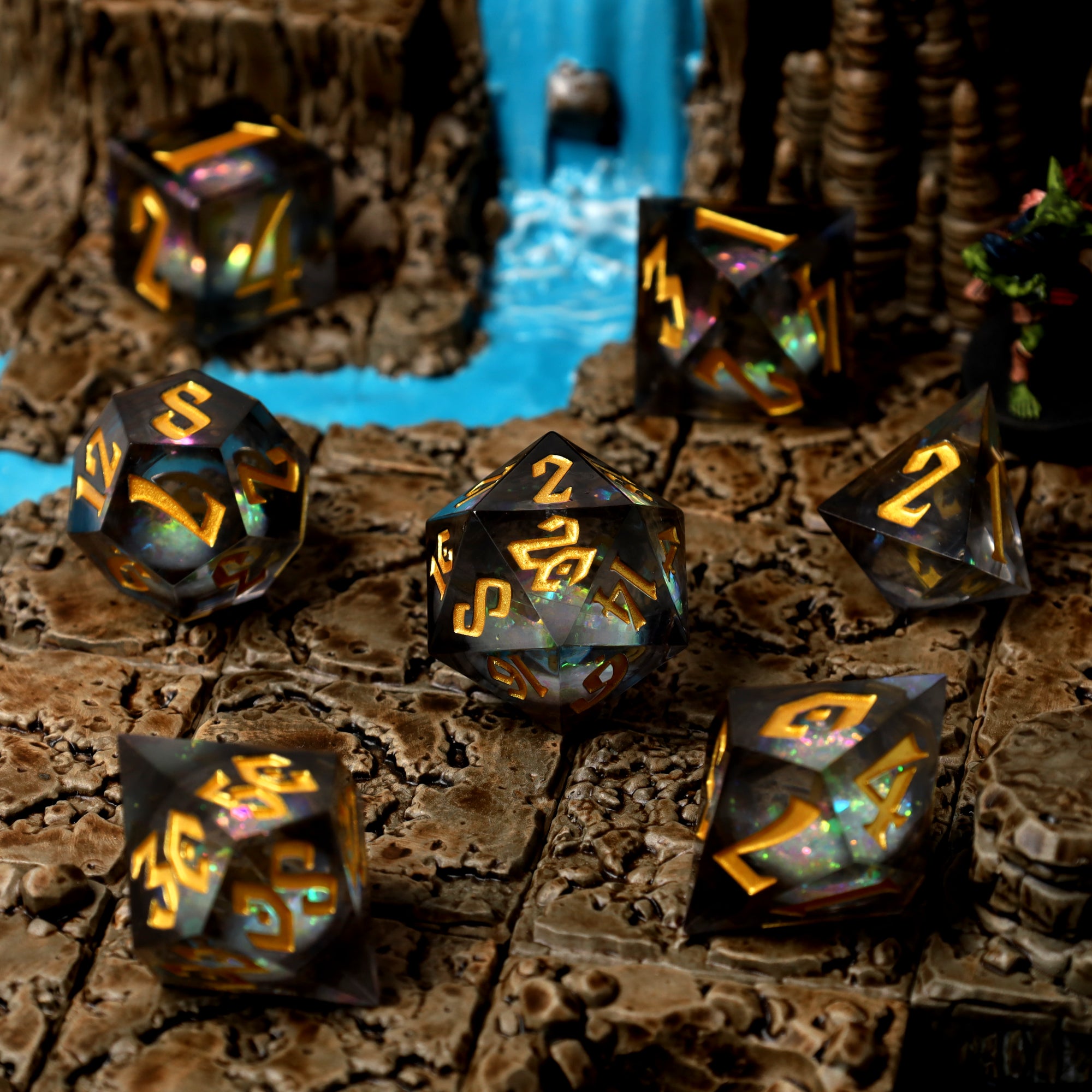 Orbeus Liquid Core RPG Dice Set
