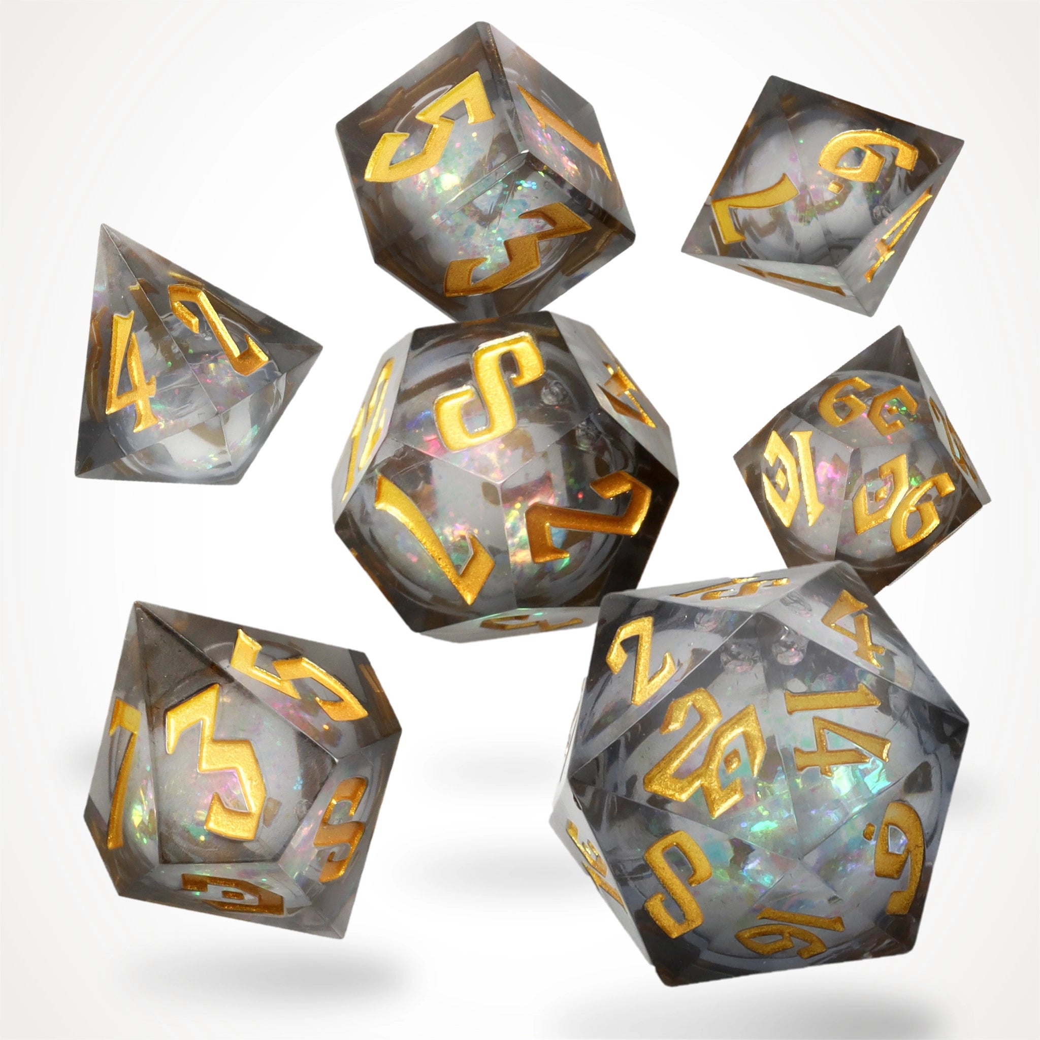Orbeus Liquid Core RPG Dice Set