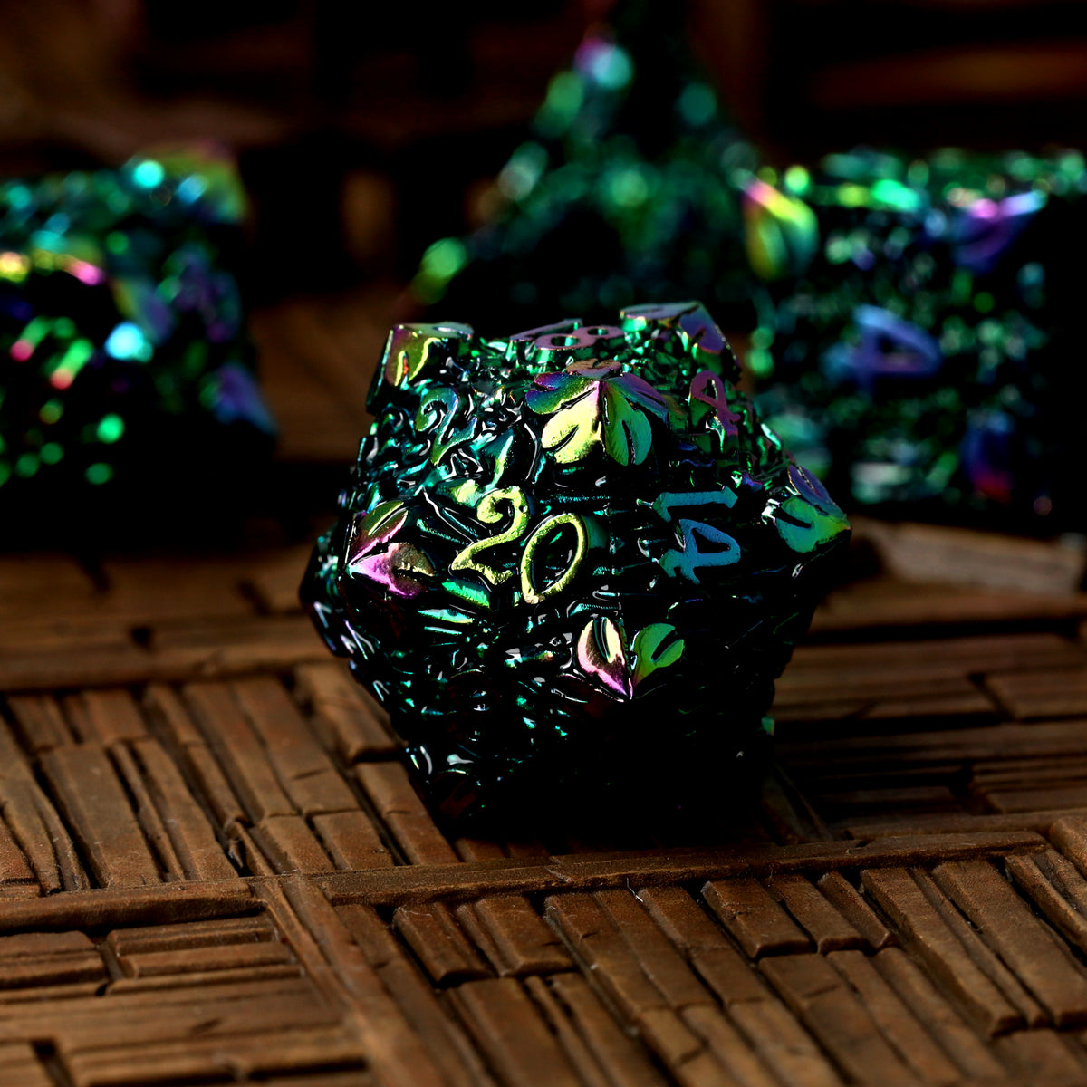 Wildgrove Relics Metal RPG Dice Set