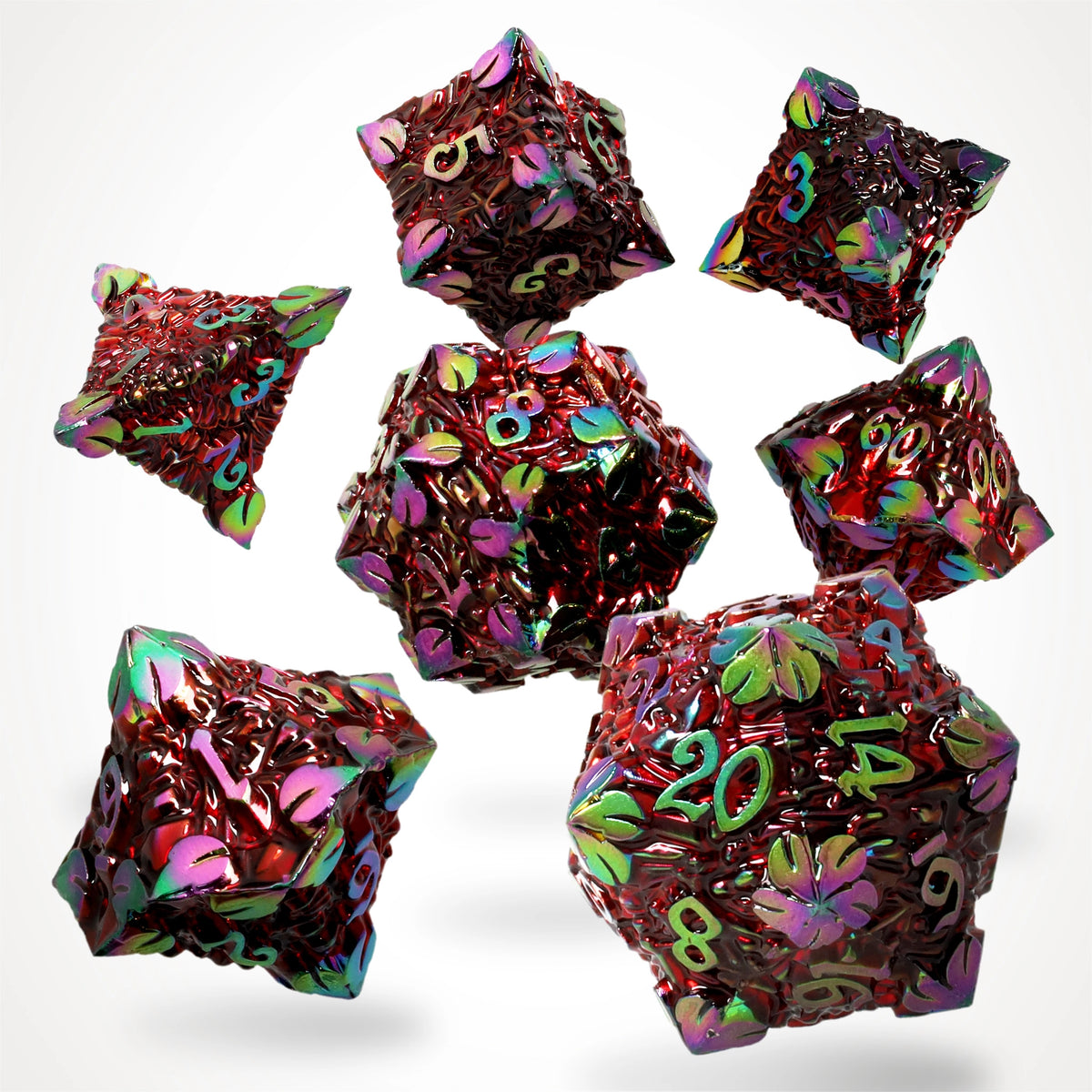 Bloodbriar Metal RPG Dice Set
