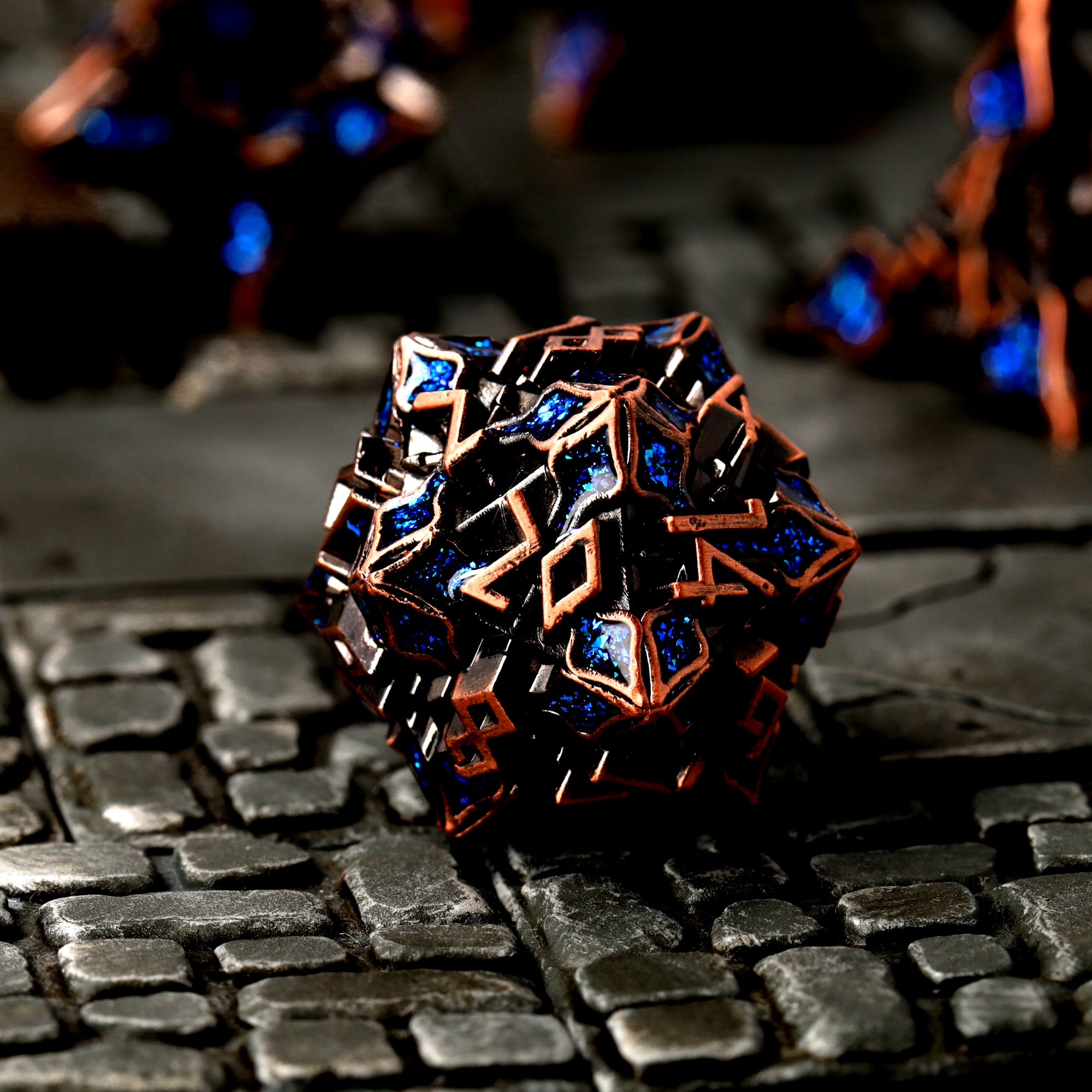 Aether Alloy Metal RPG Dice Set