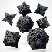 Obsidian Alloy Metal RPG Dice Set