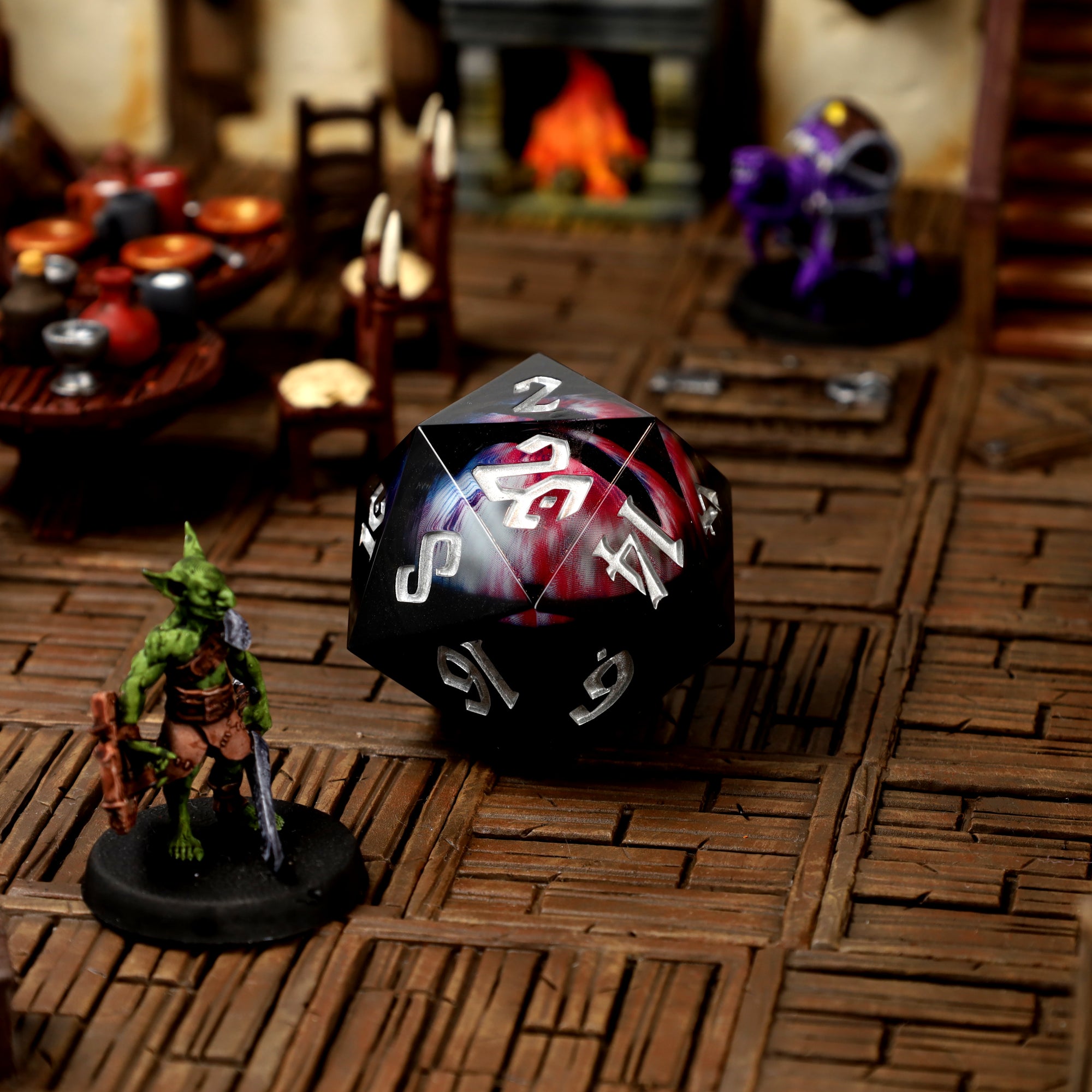 Tempest Tesserae 33mm Floating Eye D20 in scene