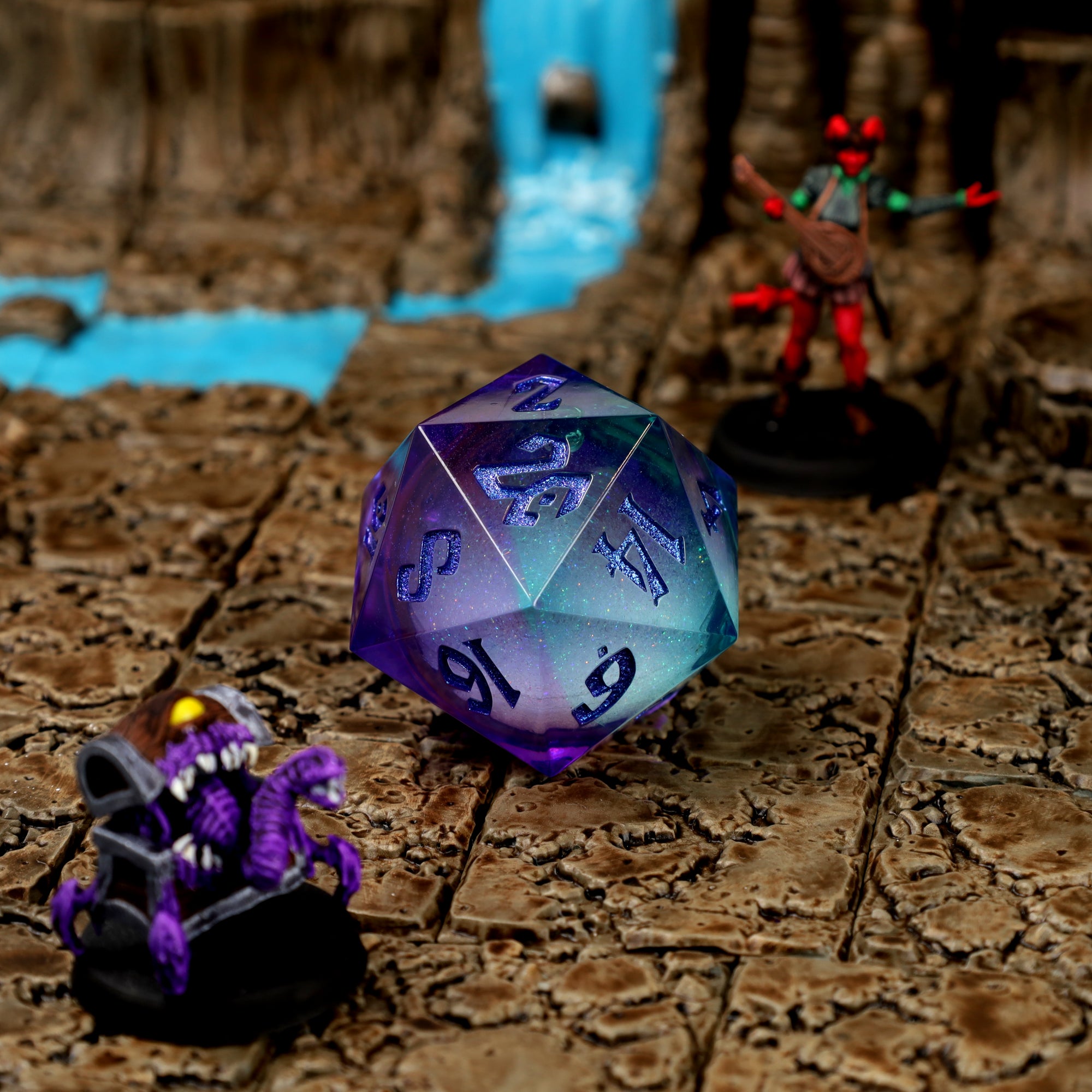 Moonlight Mystery 33mm Liquid Core D20 in scene
