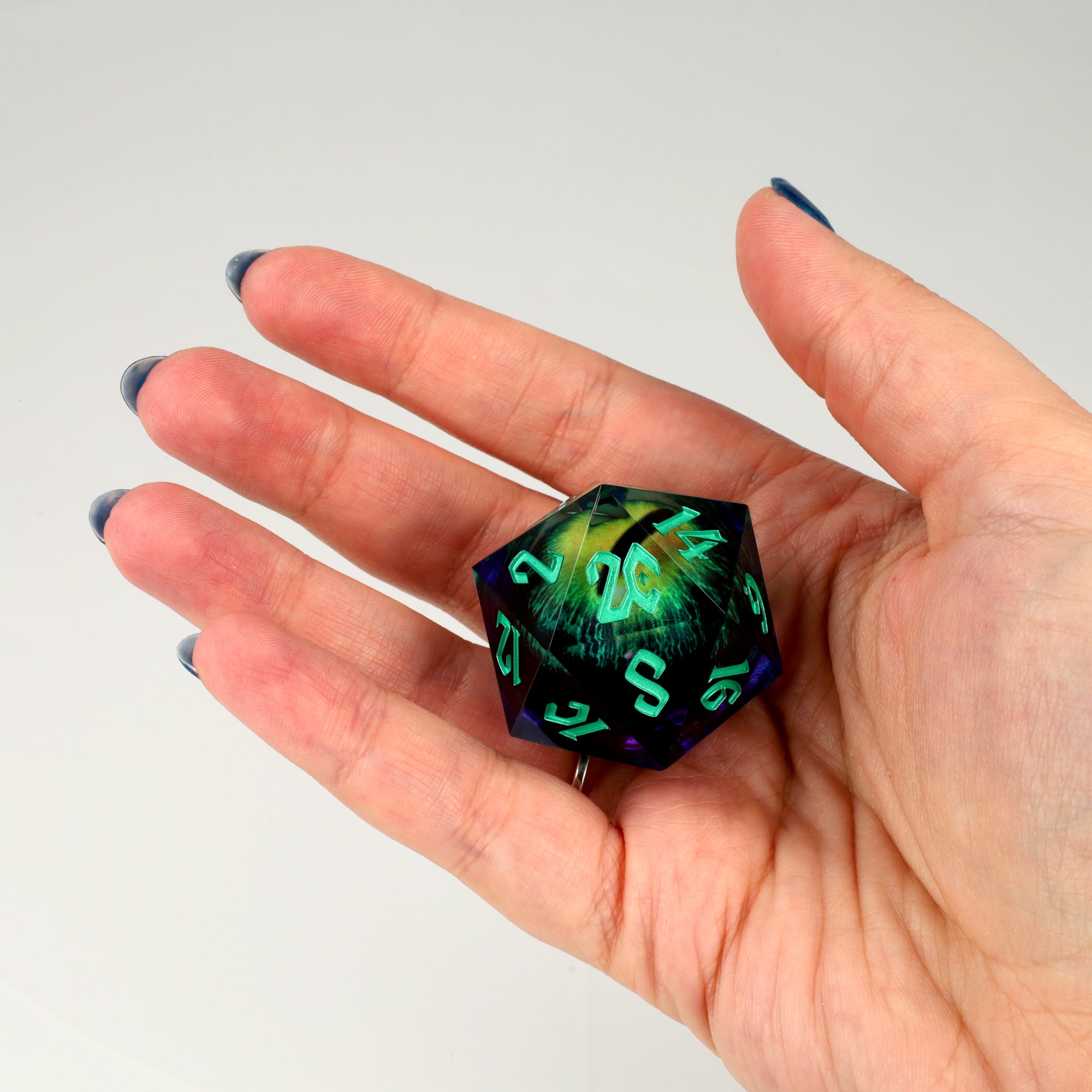 Forest Dragon's Gaze 33mm Floating Eye D20 view 3