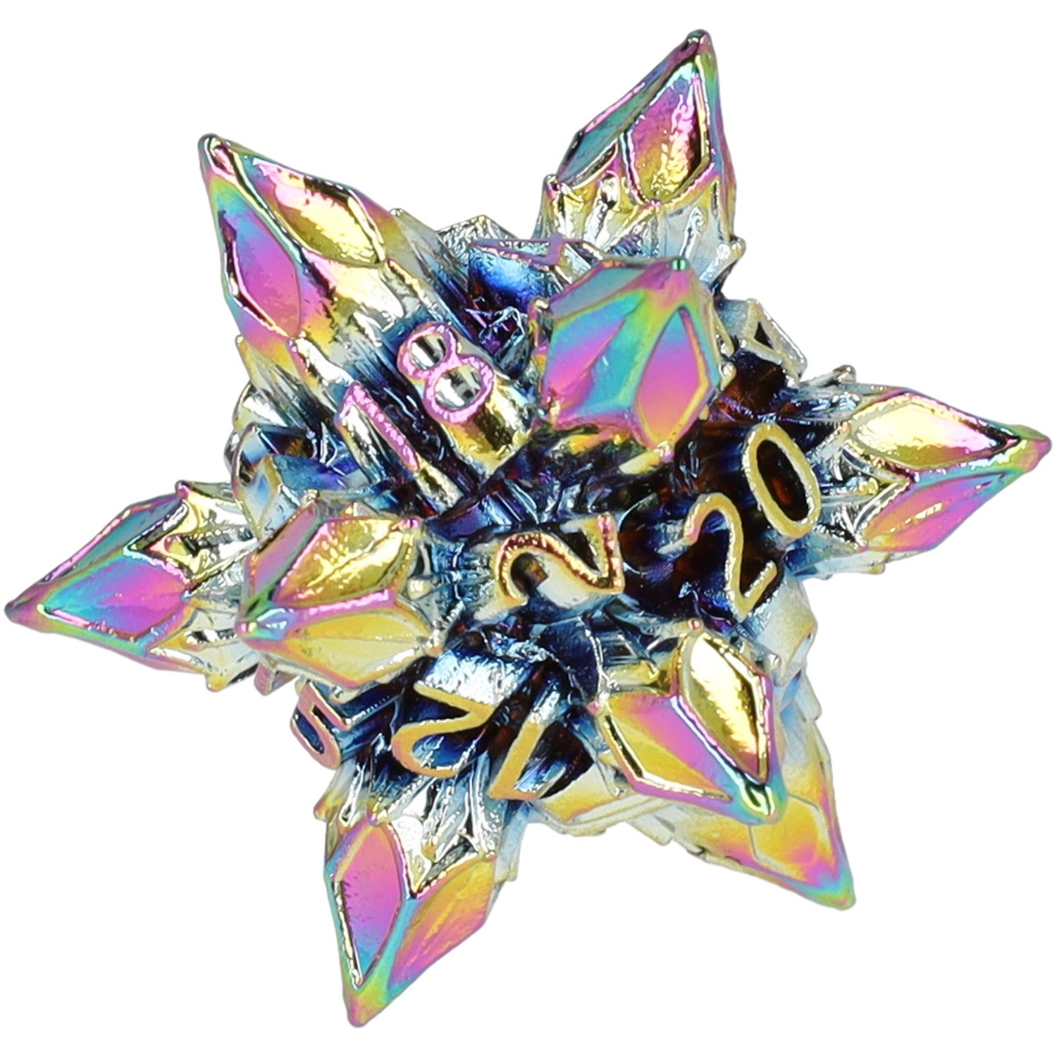 Chaotic Bane metalen RPG dobbelstenen