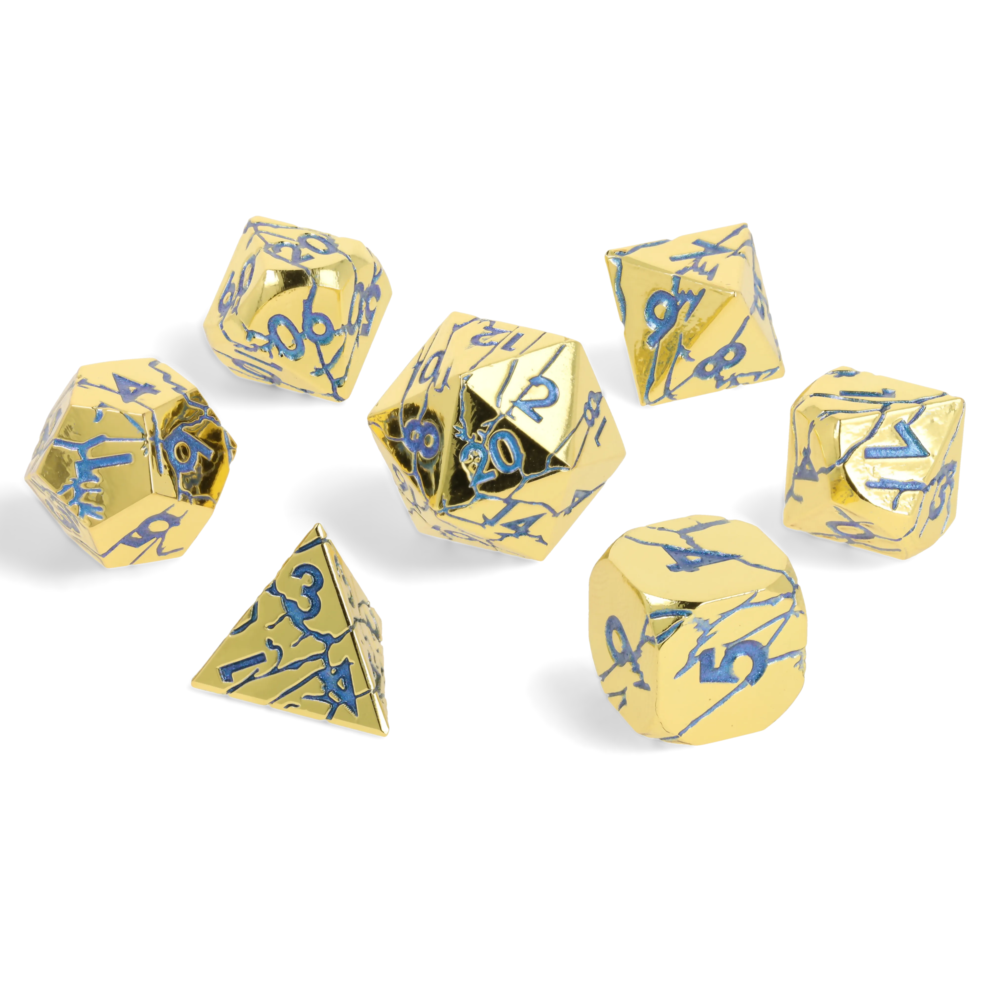 Divinity Unbound Metal RPG Dice Set