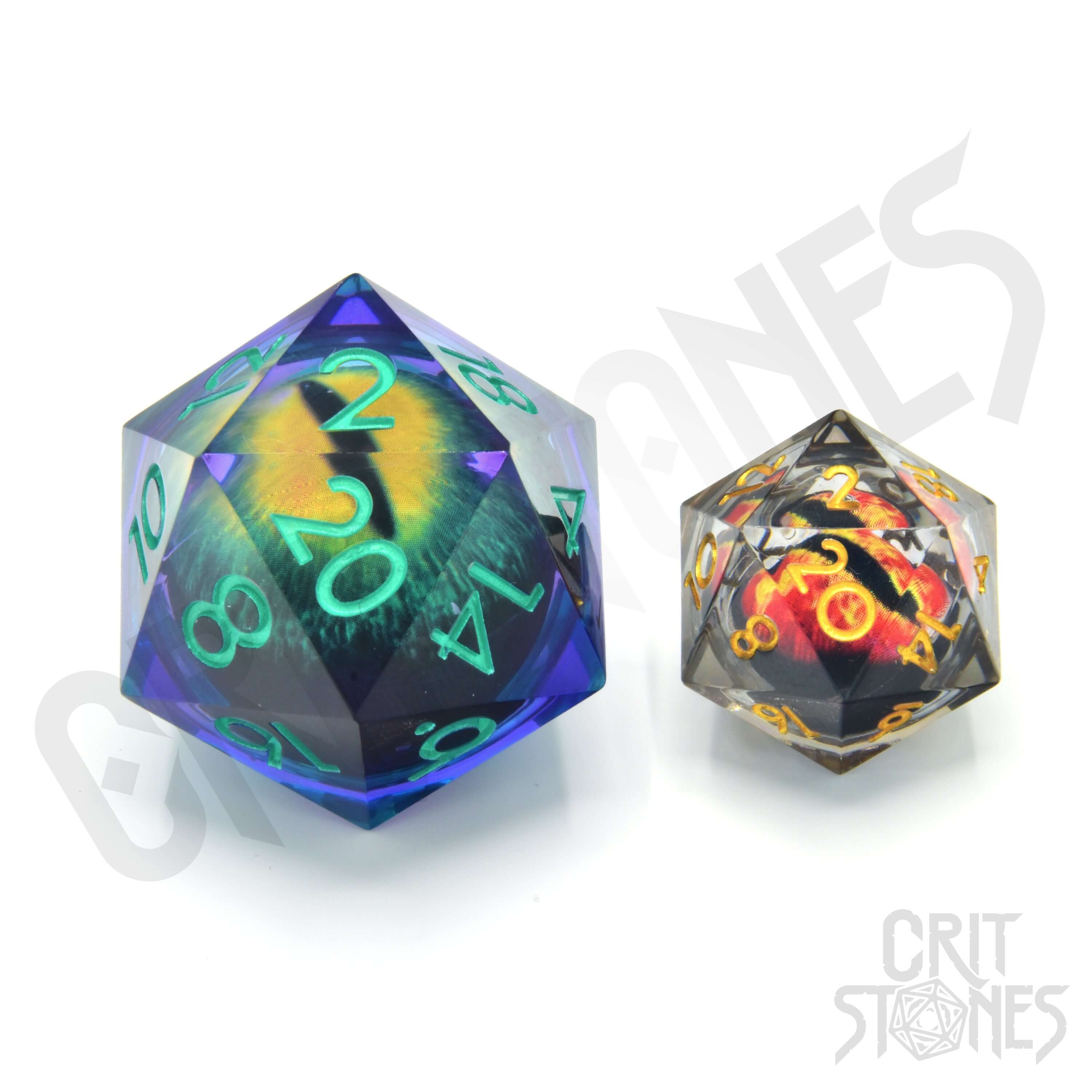 Forest Dragon's Gaze 33mm Floating Eye D20