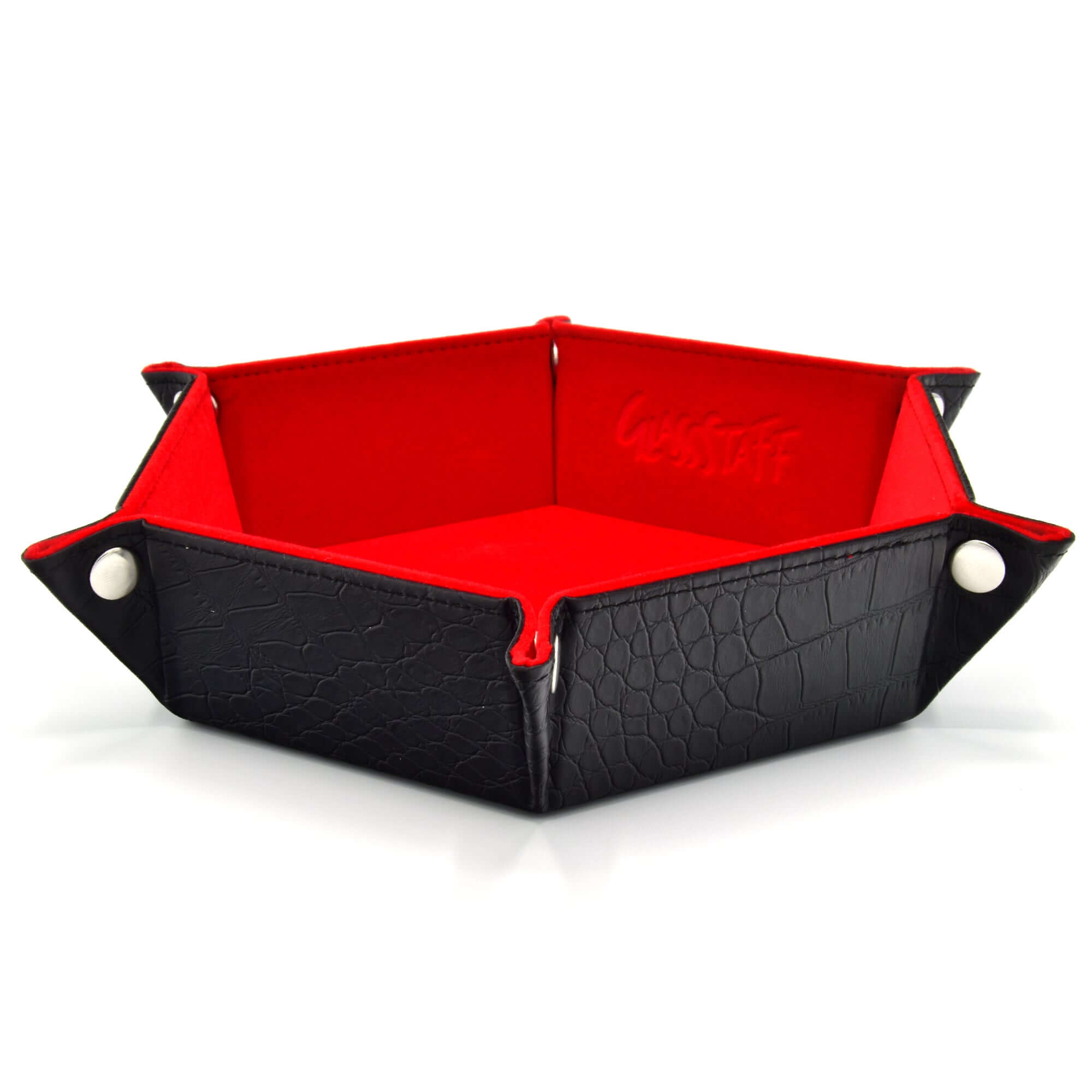 GlassStaff Hexagonal Foldable Rolling Tray - Dragon Skin
