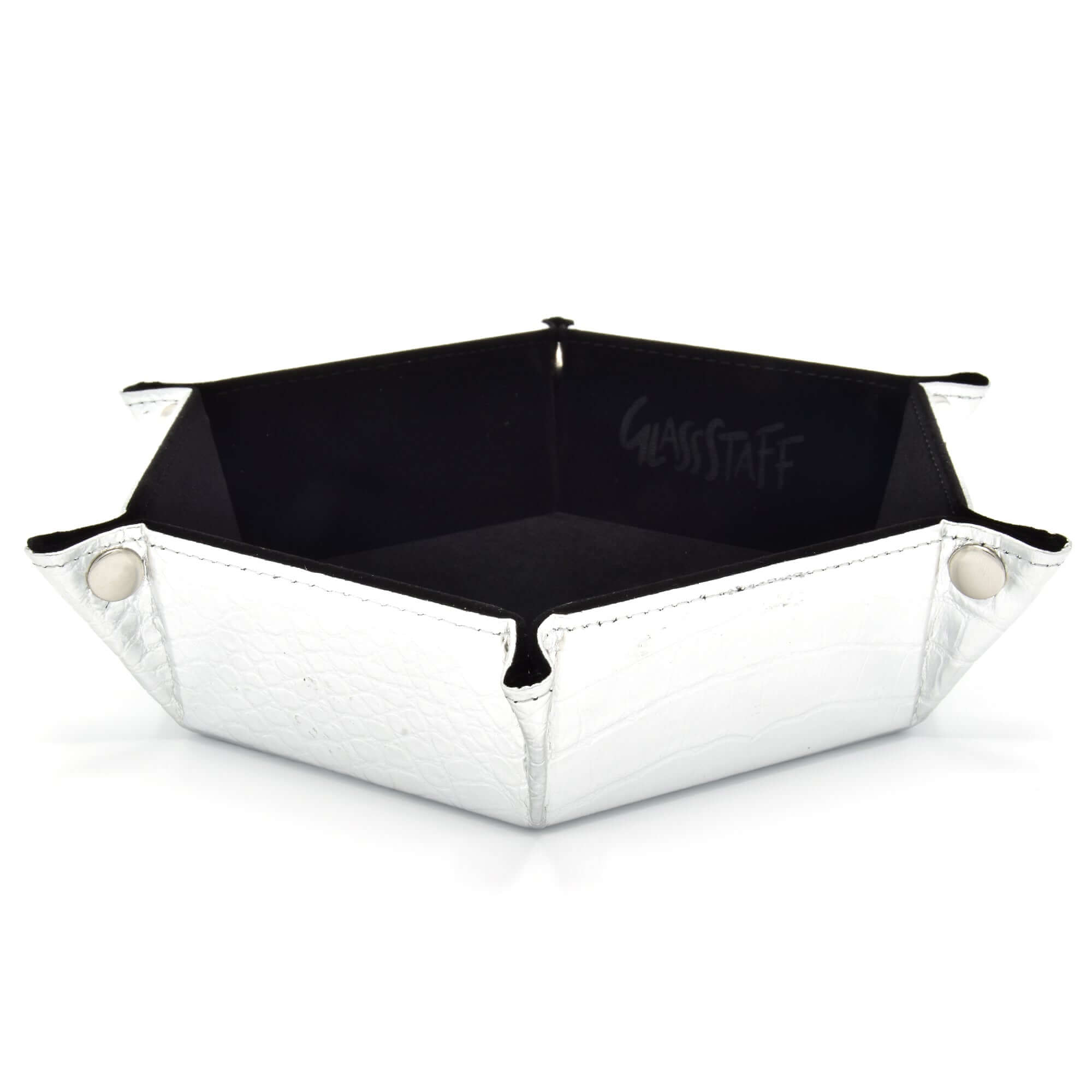 GlassStaff Hexagonal Foldable Rolling Tray - Dragon Skin