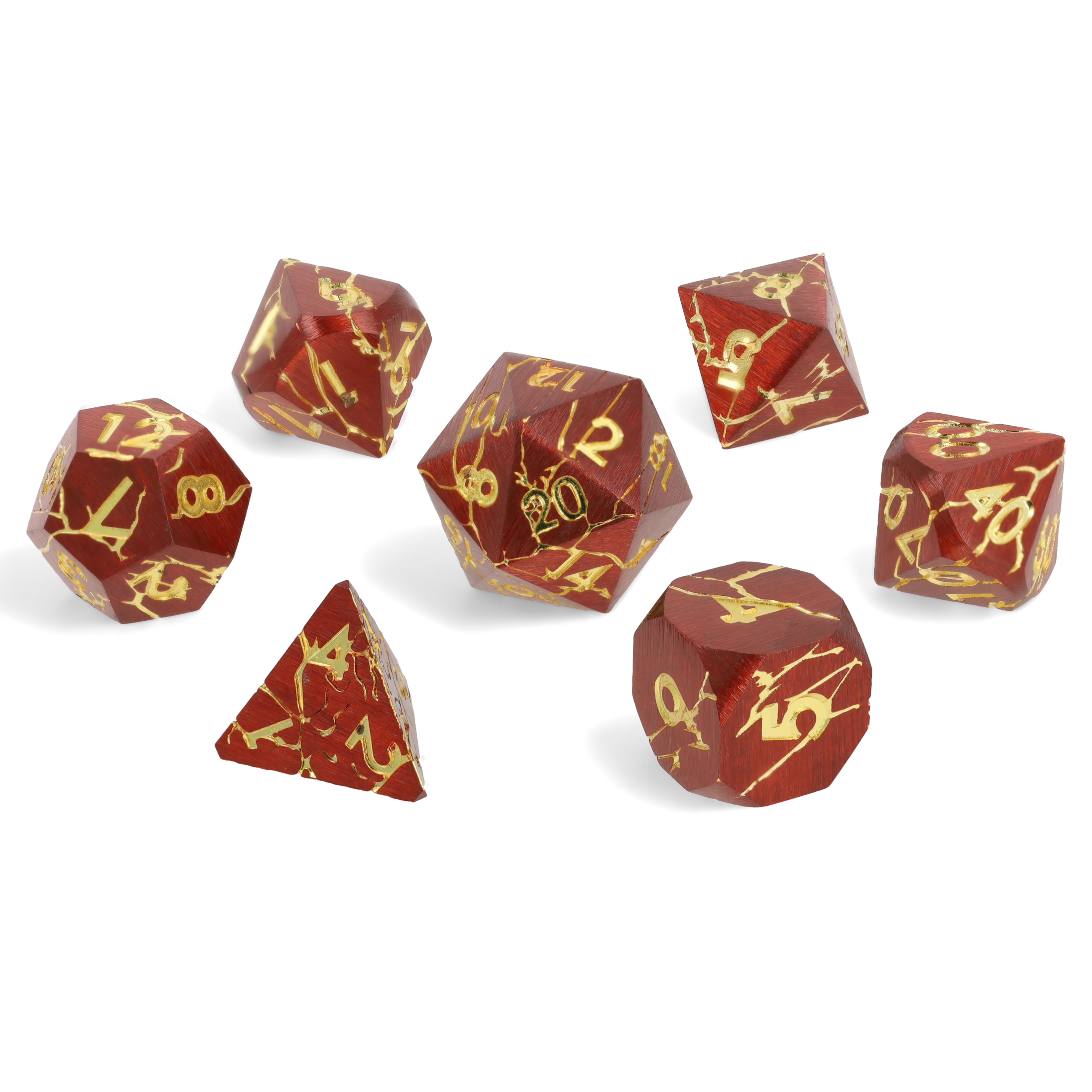 Mercury Fang Metal RPG Dice Set