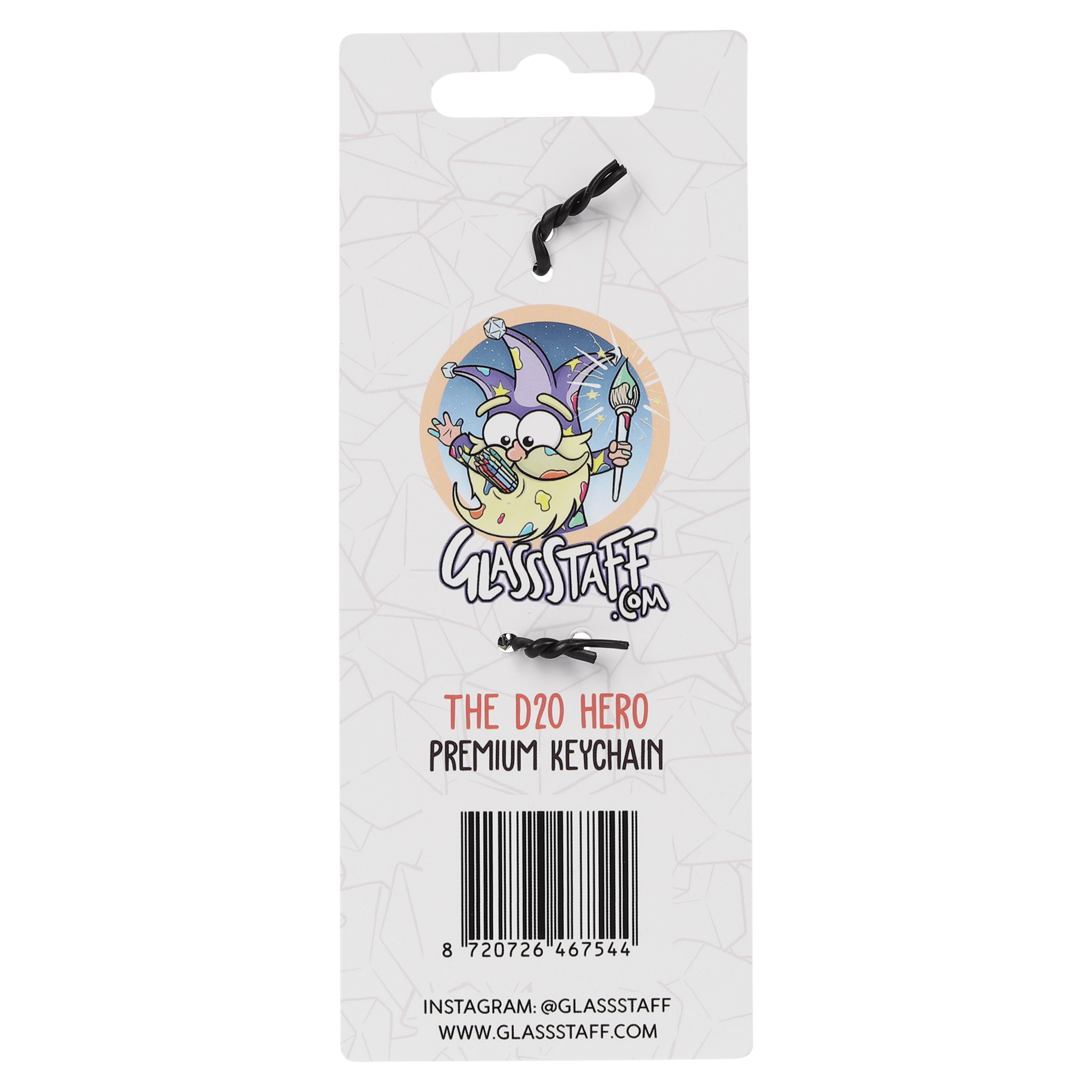 The d20 Hero Keychain