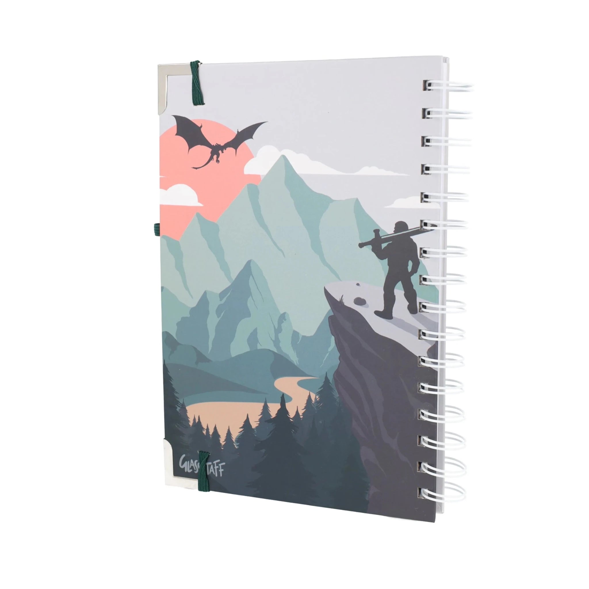 A d20 Scene Deluxe Notebook - Deluxe Notebook - GlassStaff