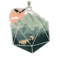 A d20 Scene Keychain - Keychain - GlassStaff