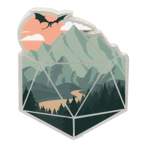 A d20 Scene Pin - Pin - GlassStaff