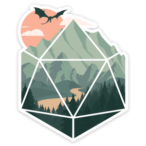 A D20 Scene sticker