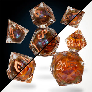 Aetherphase Fluxcore RPG Dice Set - RPG Dice Set - GlassStaff