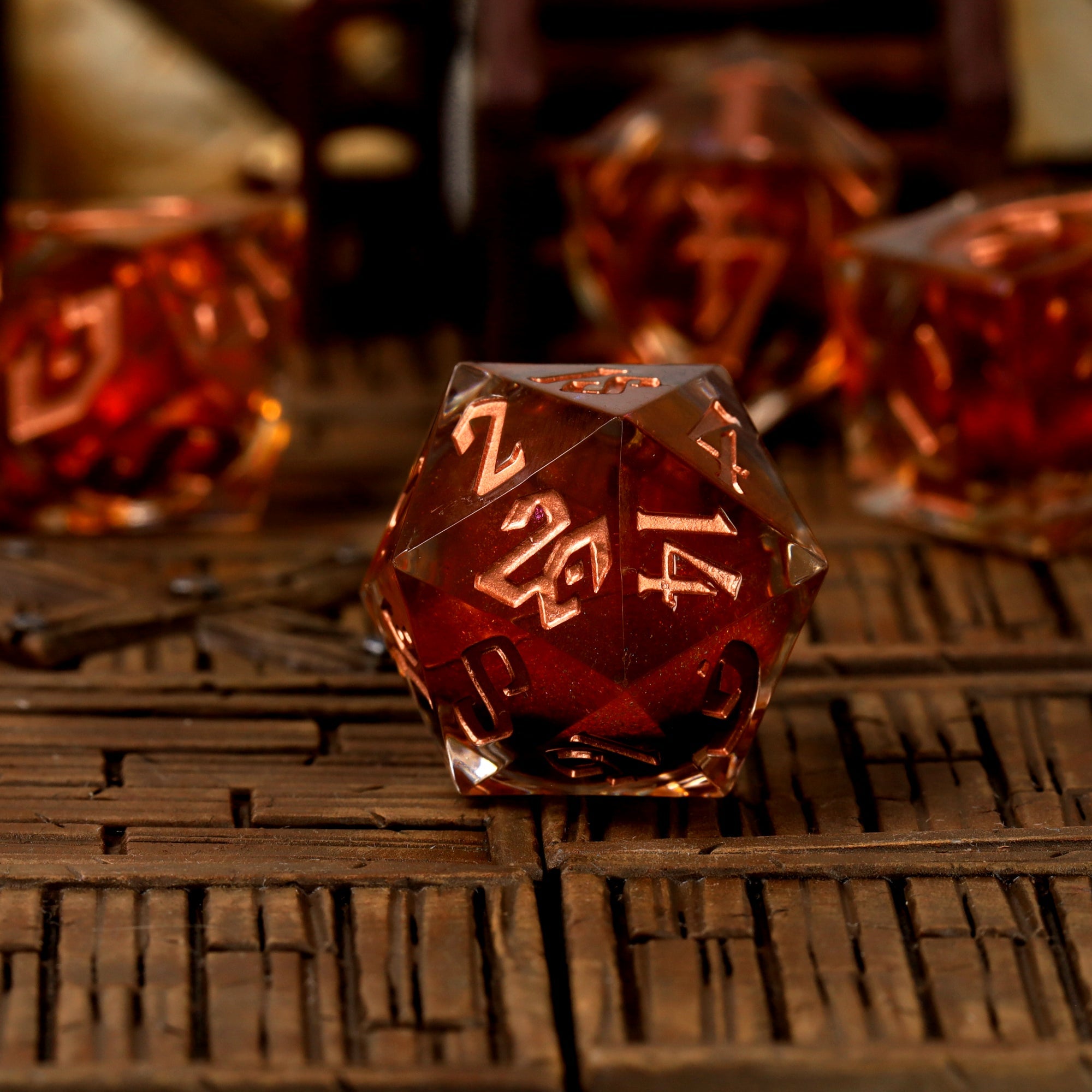 Aetherphase Fluxcore RPG Dice Set - RPG Dice Set - GlassStaff