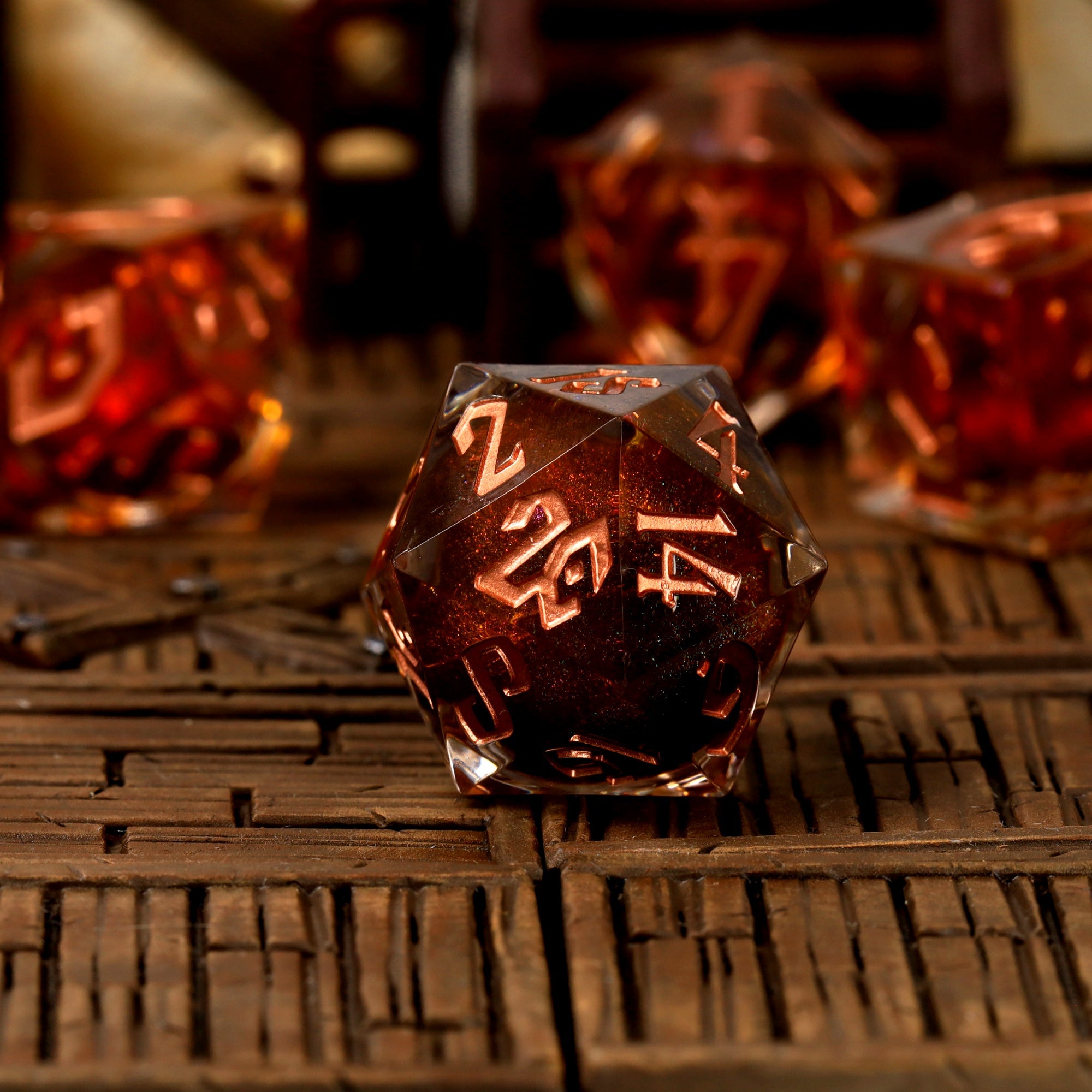 Aetherphase Fluxcore RPG Dice Set - RPG Dice Set - GlassStaff