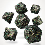 Alchemist’s Tangle Metal RPG Dice Set - RPG Dice Set - GlassStaff
