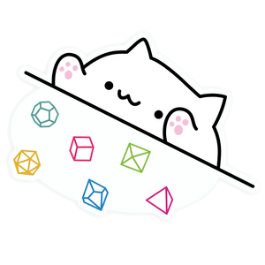 Bongo Dice Cat sticker