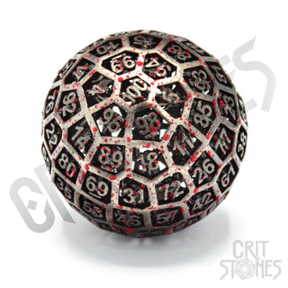 Centigrave Hollow Metal d100 - d100 - GlassStaff
