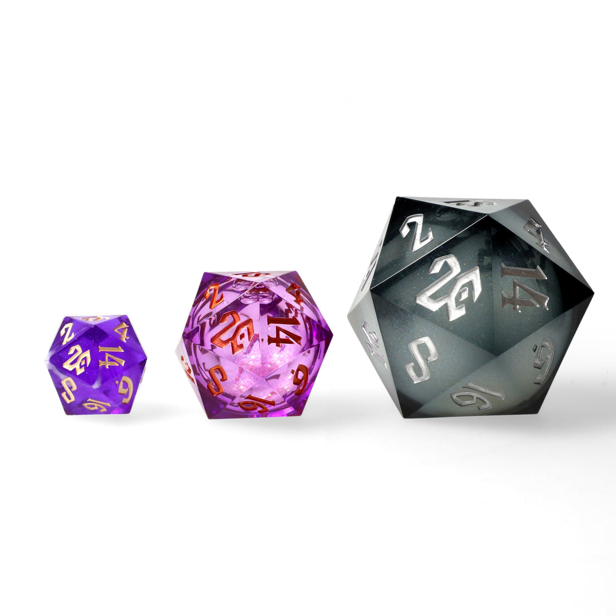 Cloud Nebula 50mm Liquid Core D20 - 50mm D20 - GlassStaff