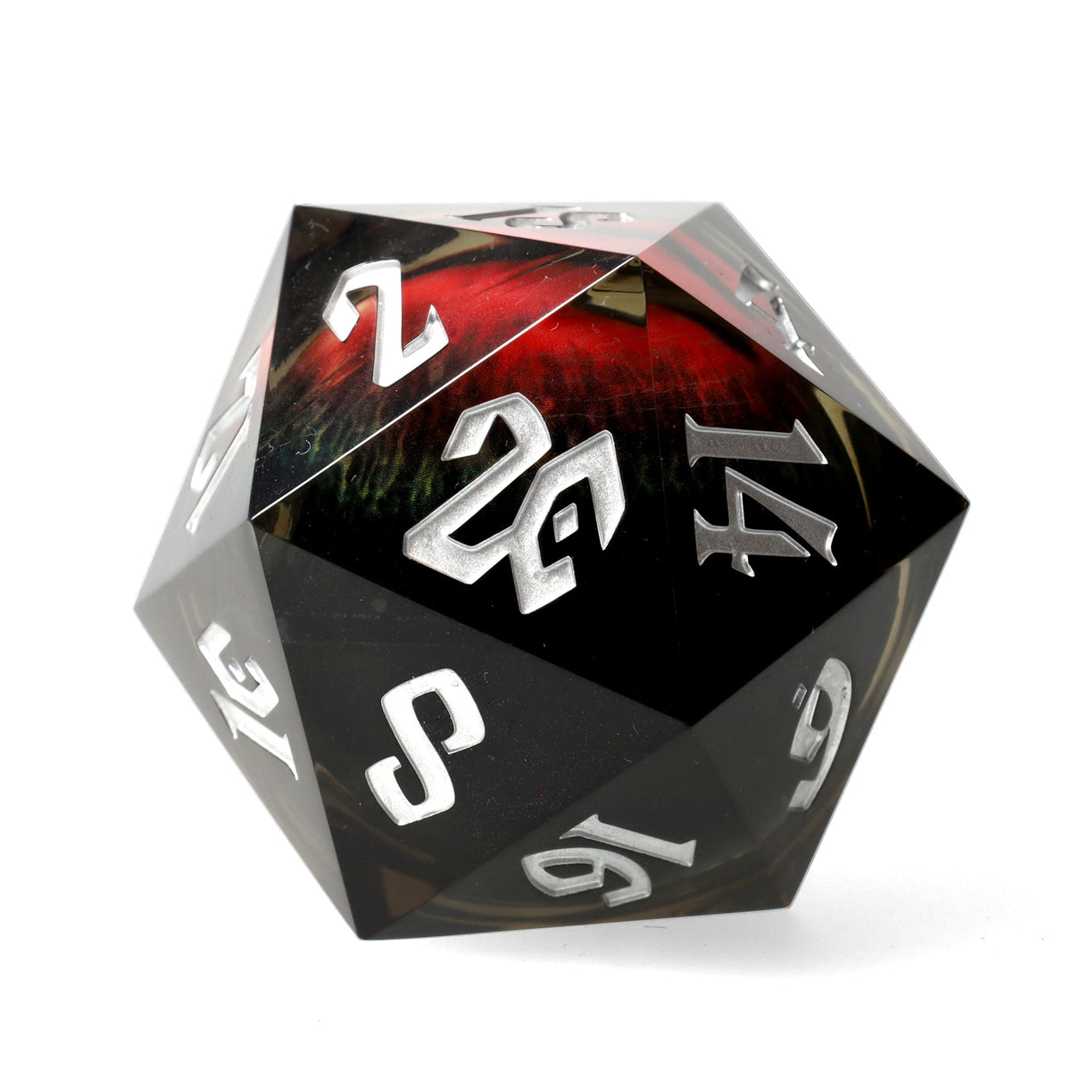 Crimson Watcher 50mm Liquid Core D20 - 50mm D20 - GlassStaff