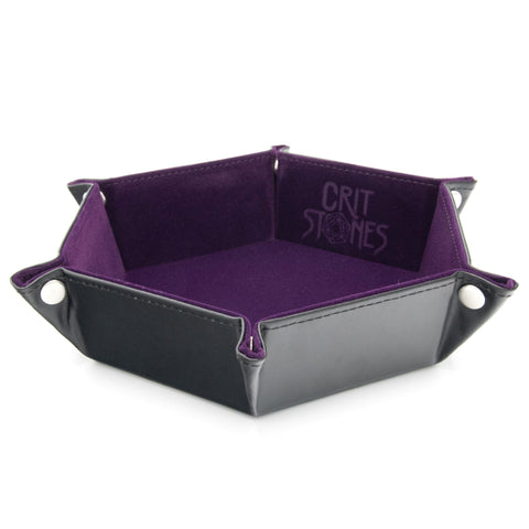 CritStones Foldable Dice Tray - CritStones Dice Accessories - GlassStaff
