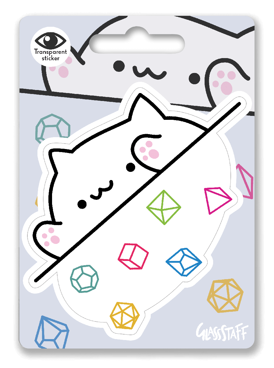 Bongo Dice Cat Sticker