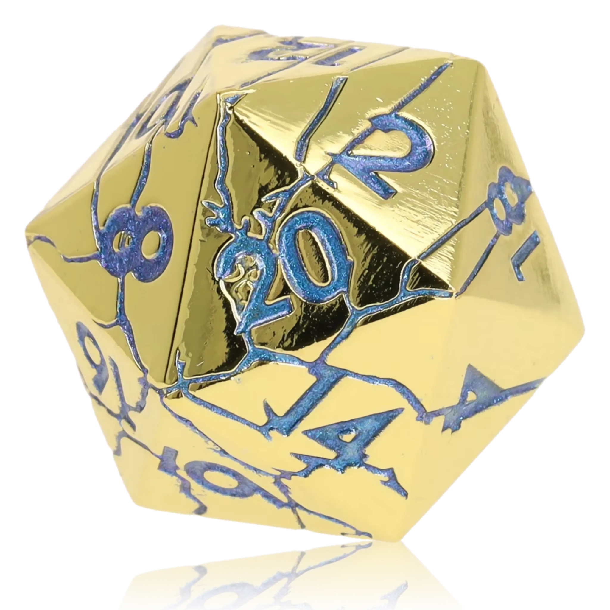 Divinity Unbound Metal RPG Dice Set - RPG Dice Set - GlassStaff