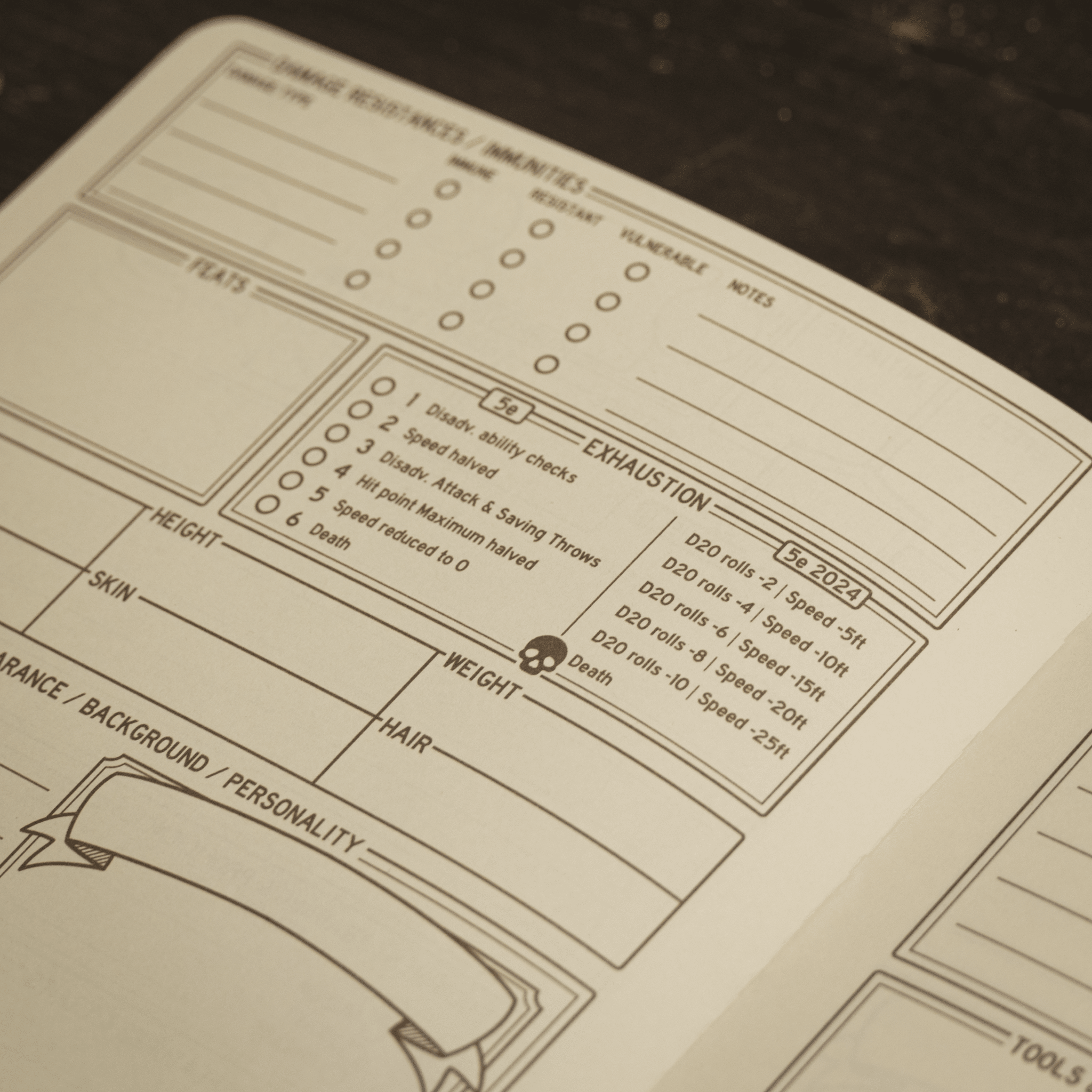 DnD 5e Player Journal - Journal - GlassStaff