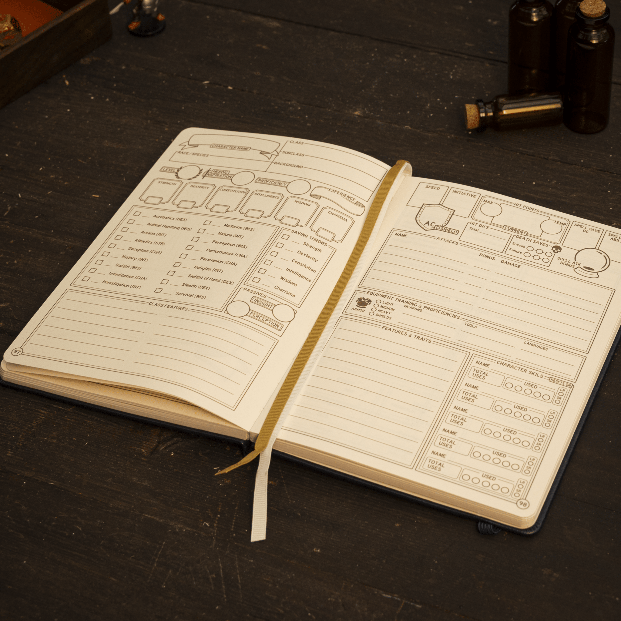 DnD 5e Player Journal - Journal - GlassStaff